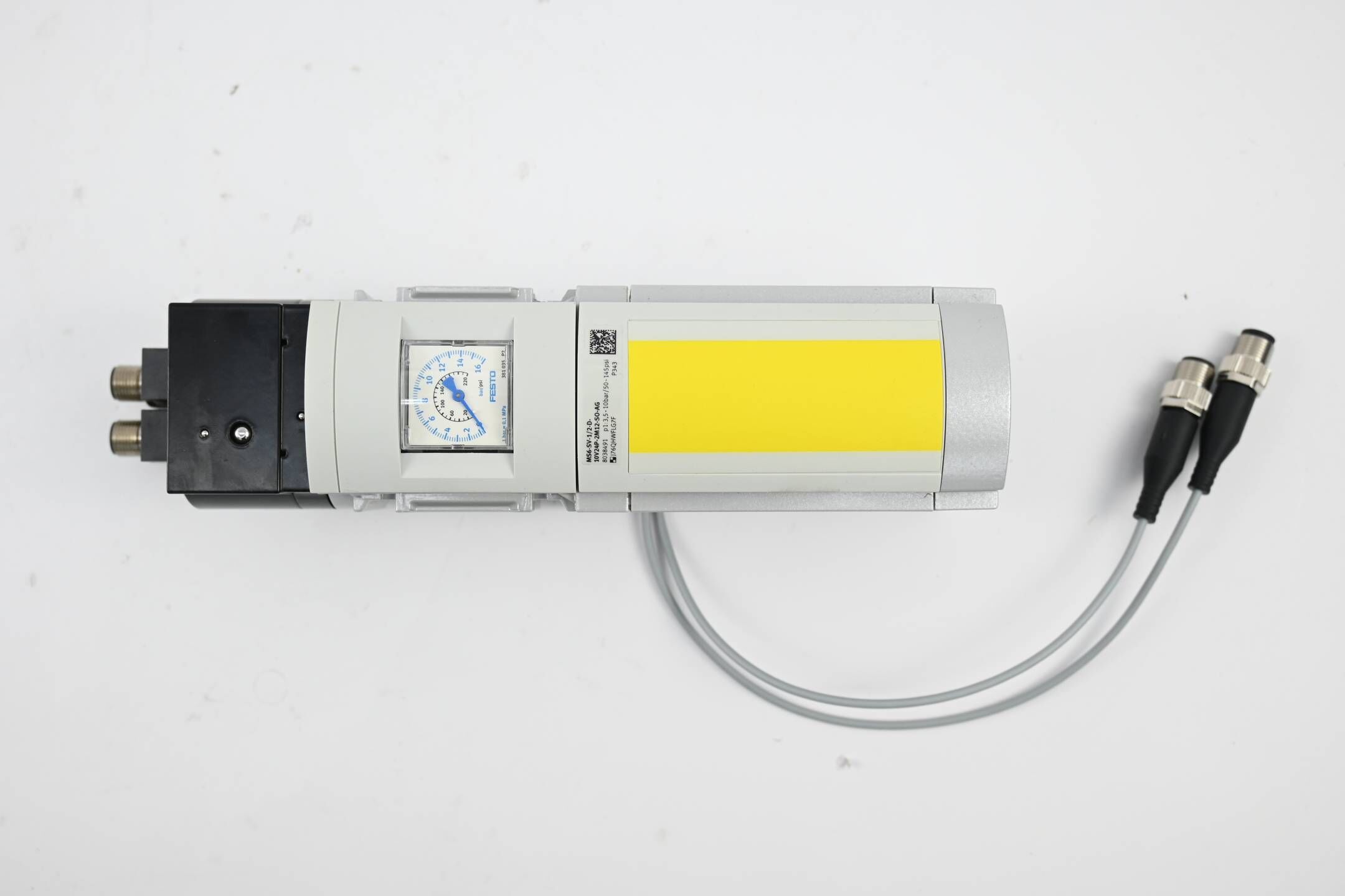 Festo Druckaufbau- &Entlüftungsventil MS6-SV-1/2-D-10V24P-2M12-SO-AG ( 8038491 )