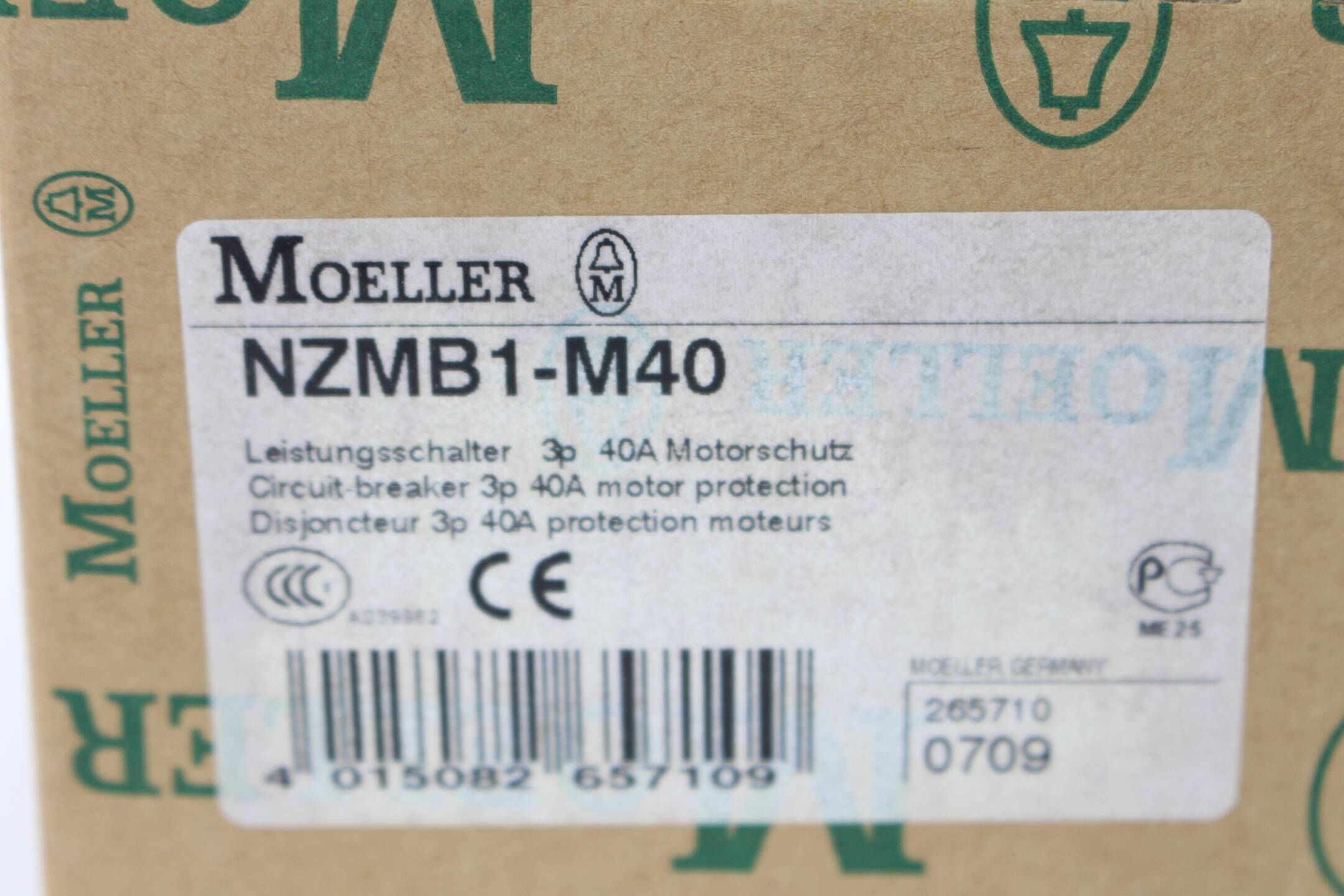 Eaton Klöckner Möller Leistungsschalter NZM Motorschutz NZMB1-M40 ( 265710 )