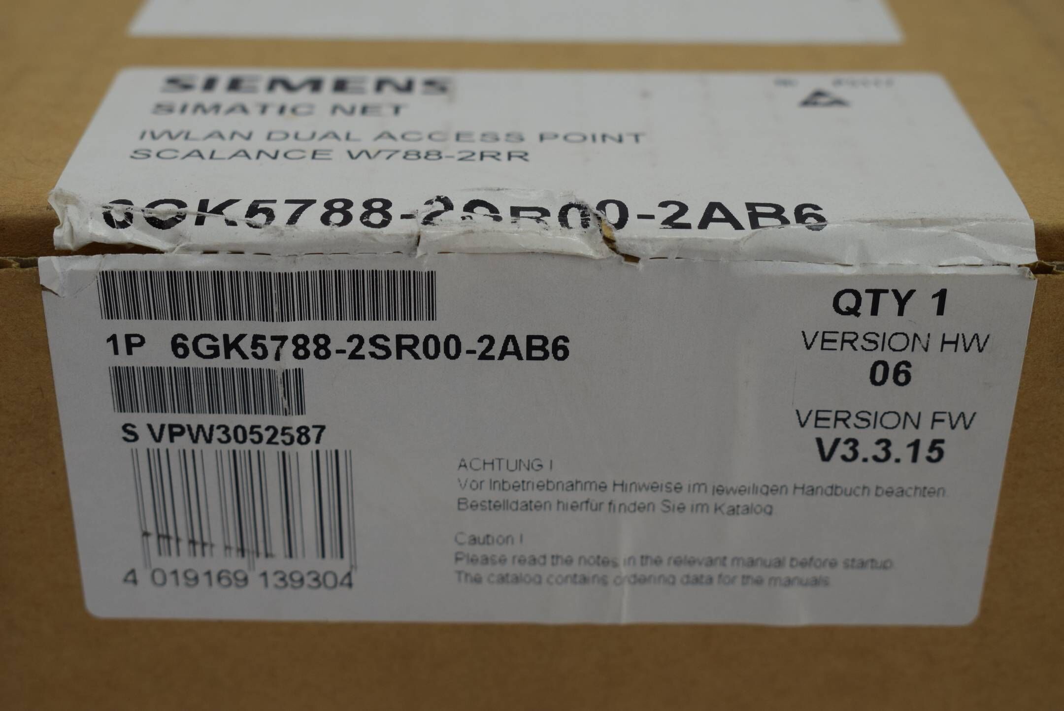 Siemens simatic Net Iwlan 6GK5788-2SR00-2AB6 ( 6GK5 788-2SR00-2AB6 ) V. 3.3.15