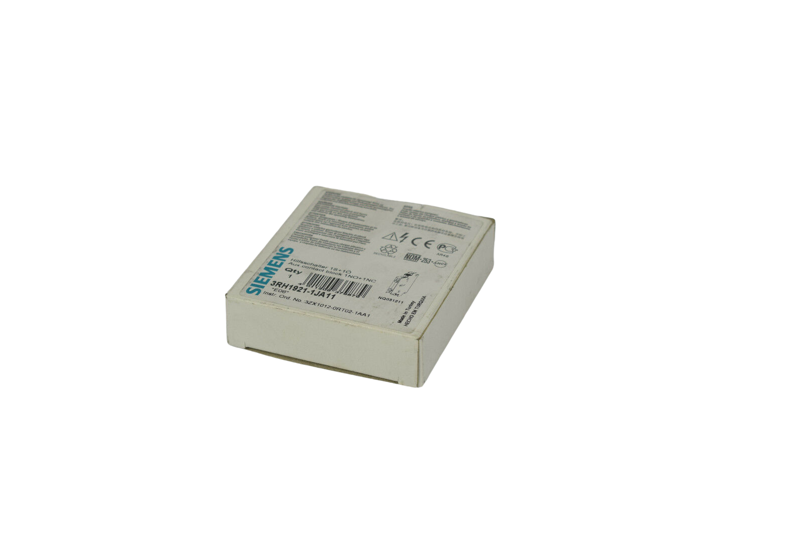 Siemens Hilfsschalterblock 3RH1921-1JA11 ( 3RH1 921-1JA11 )