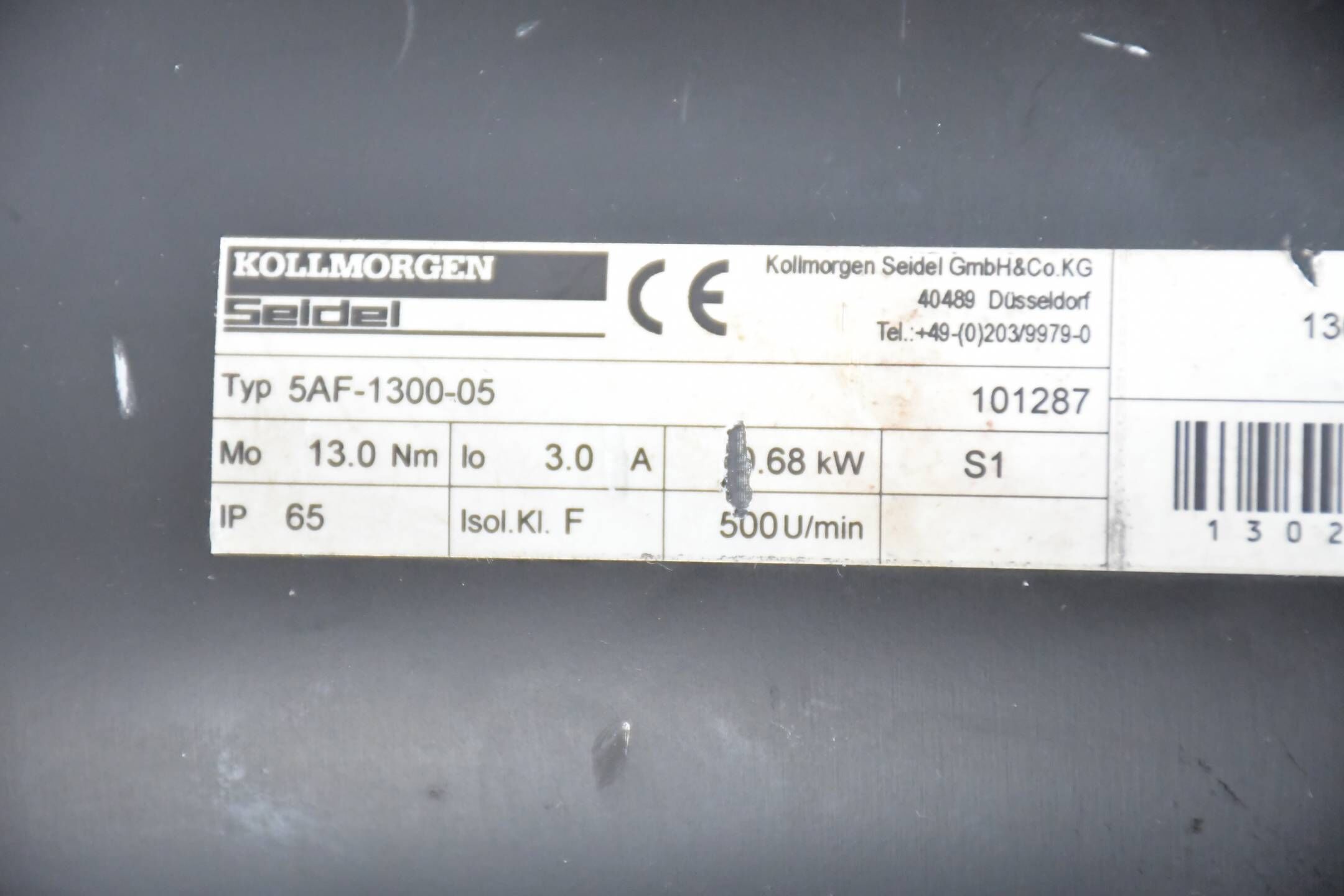Kollmorgen Seidel Wechselstrommotor 5AF-1300-05