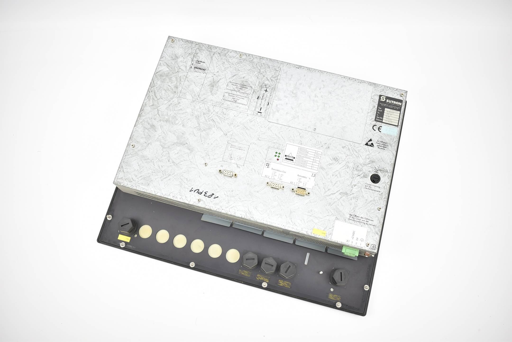 Sütron Dürr Behr Bedienfeld BT35 Typ 81064.500 ( HL000602 ) 24VDC 0,8A