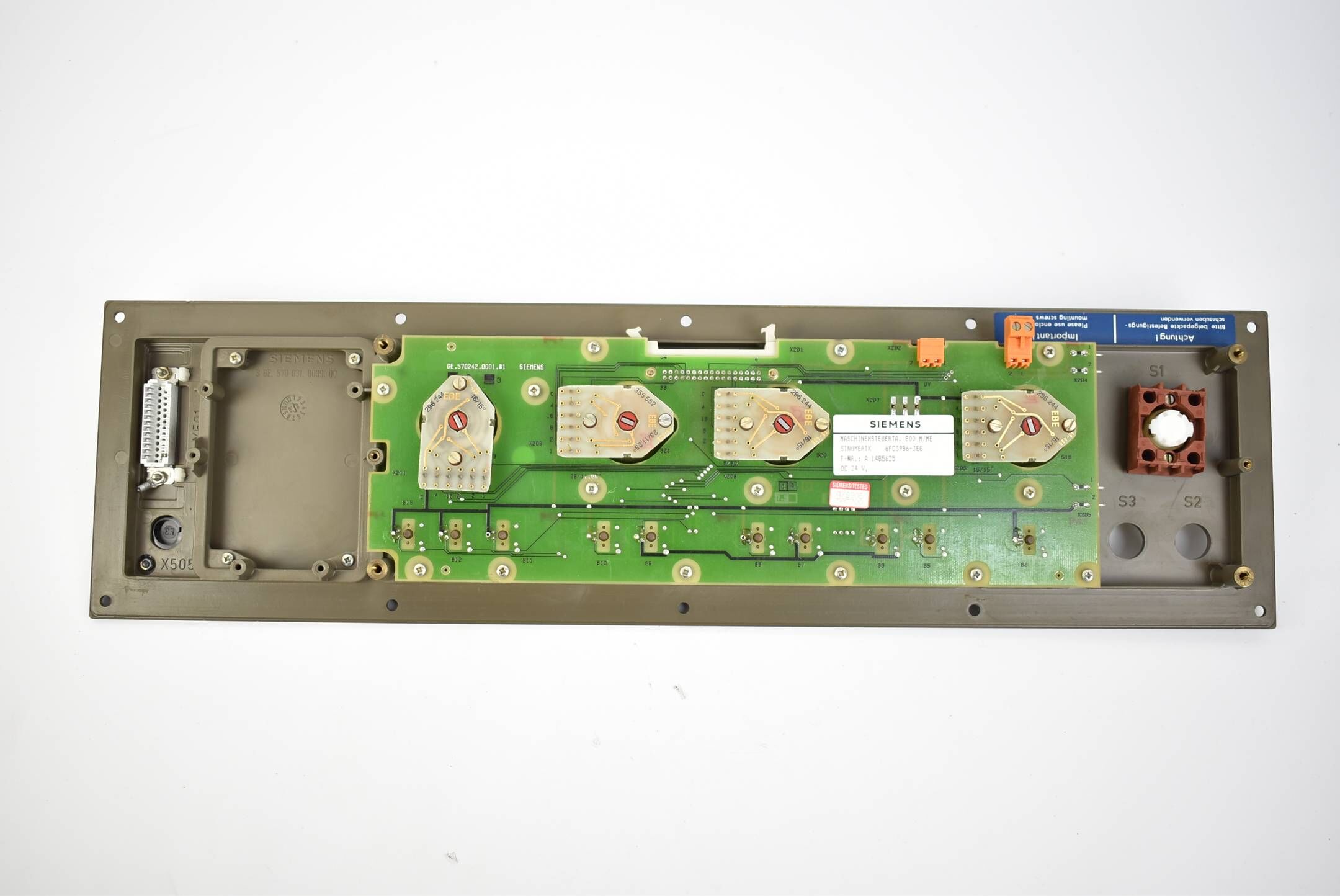 Siemens Maschinensteuertafel 800 M/ME 6FC3986-3EG ( 6FC3 986-3EG )