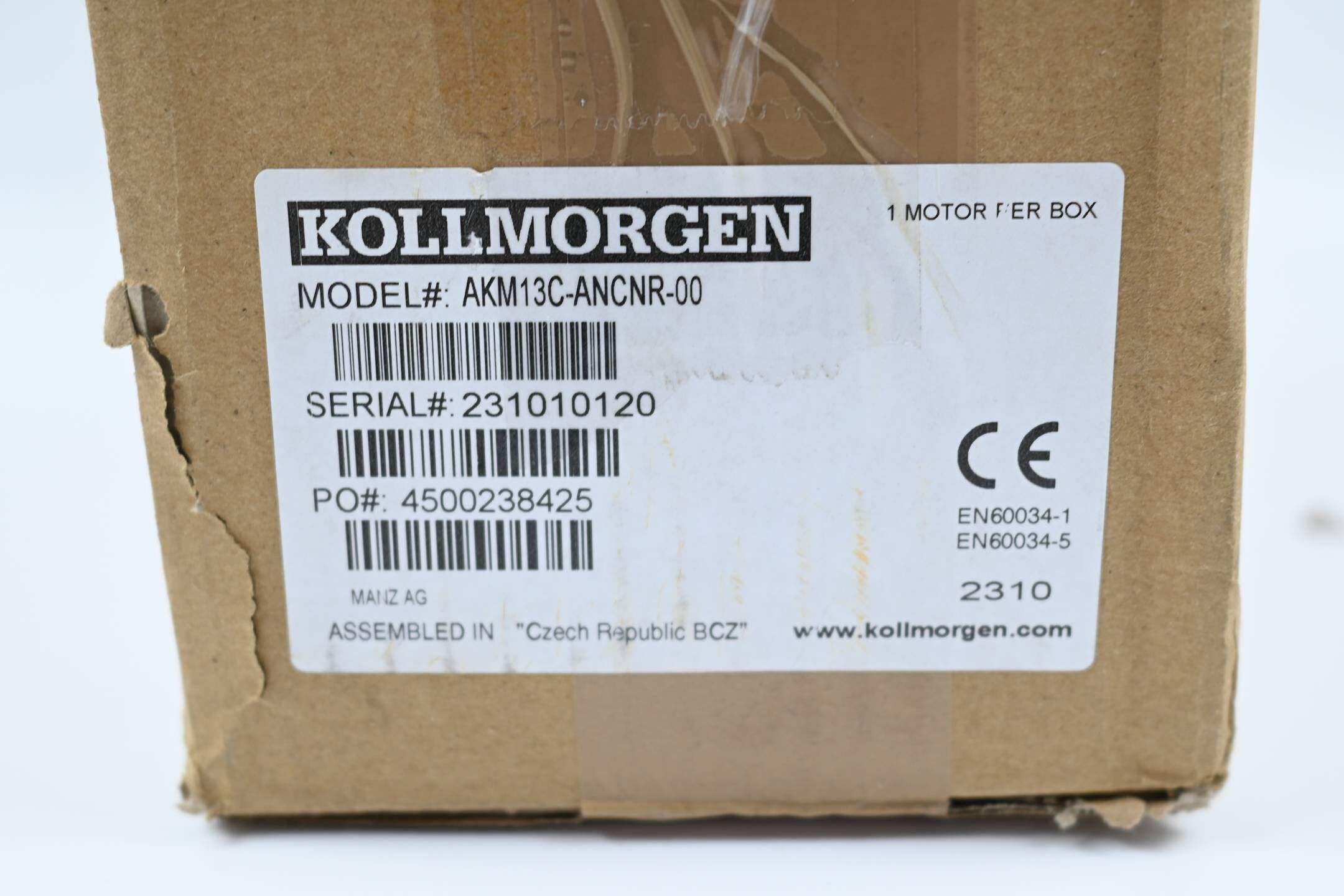 Kollmorgen Servomotor AKM13C-ANCNR-00 ( AKM13CANCNR00 )