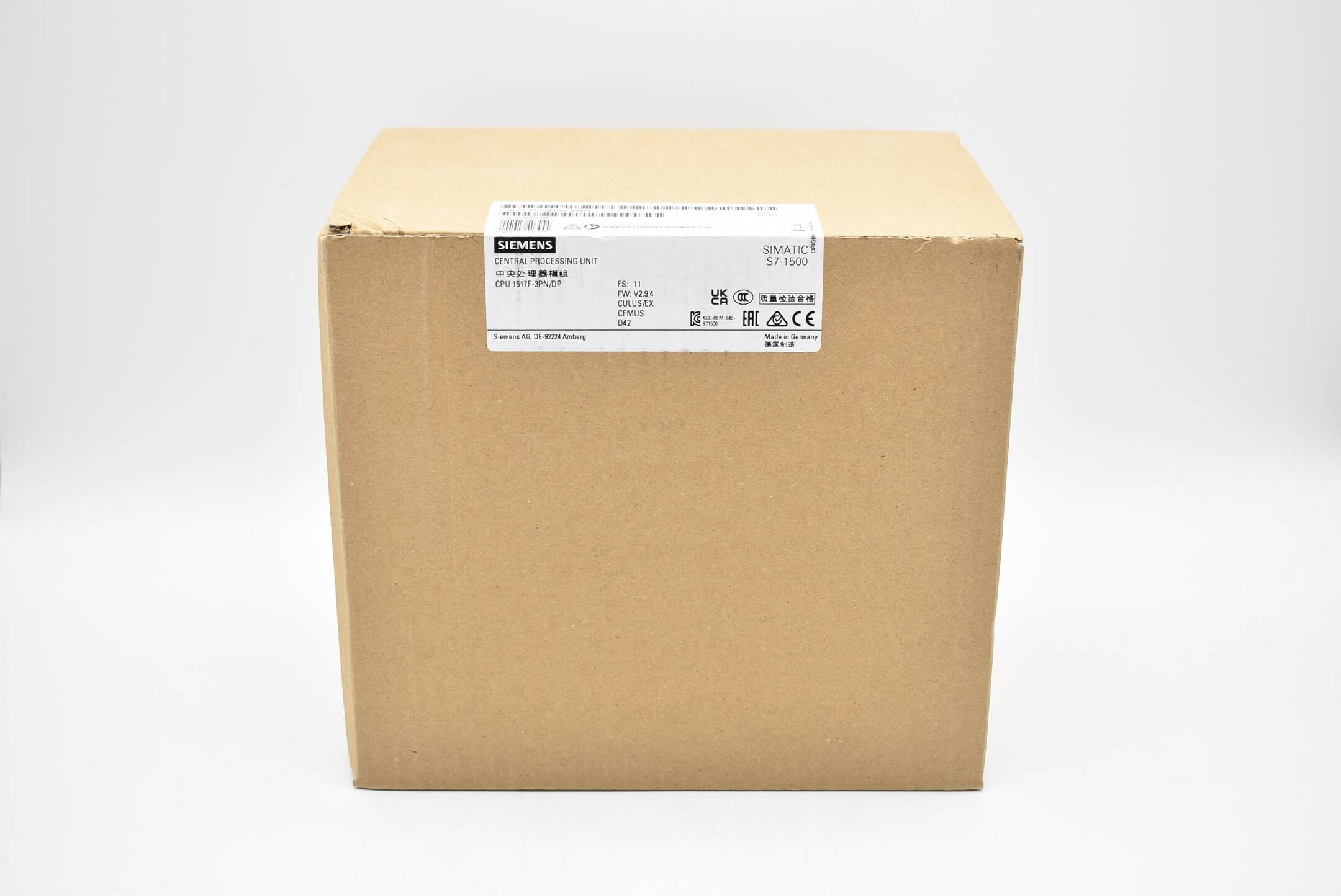 Siemens S7-1500 CPU 1517F-3 PN/DP 6ES7 517-3FP00-0AB0 6ES7517-3FP00-0AB0 E11