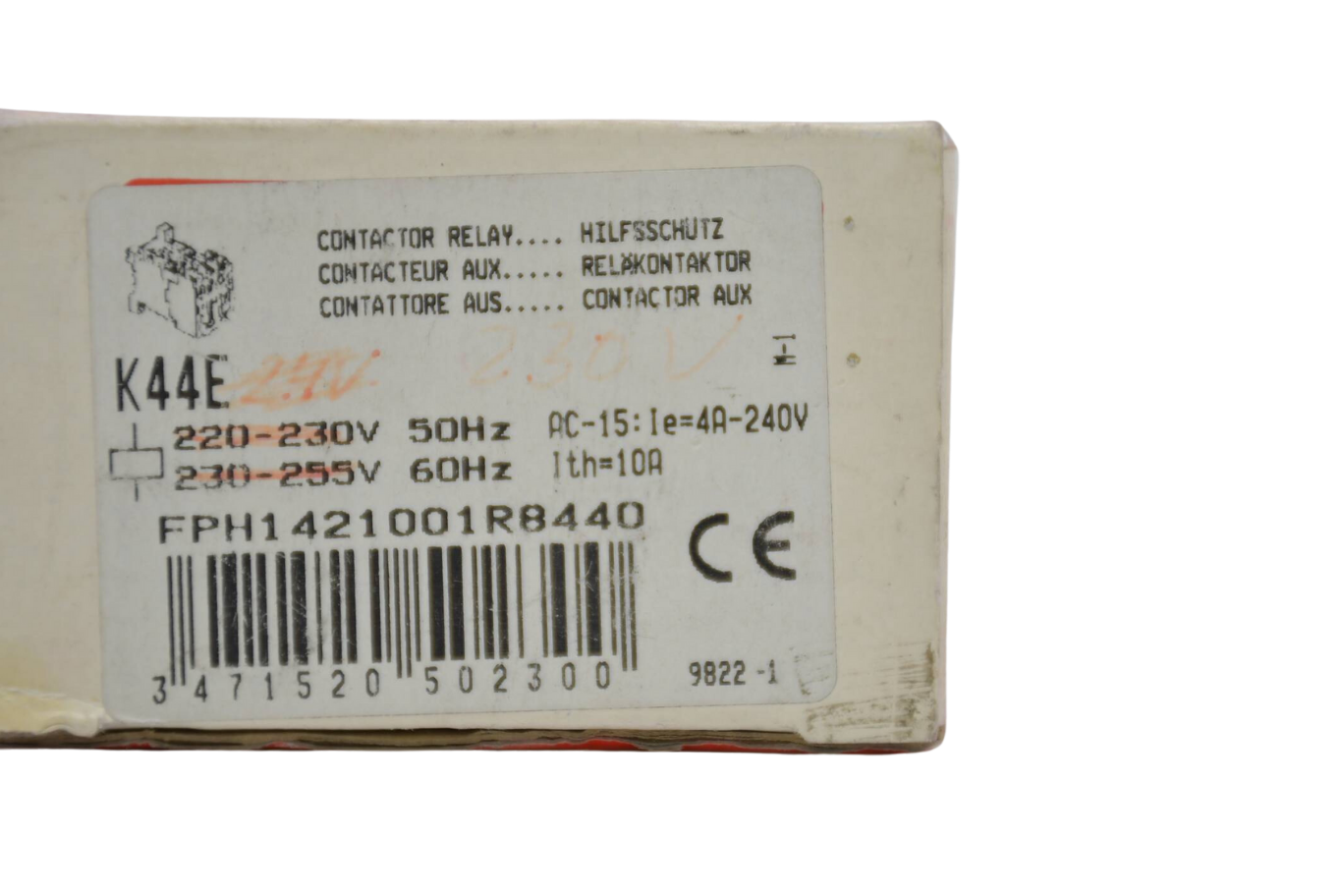 ABB Contactor relay K44E