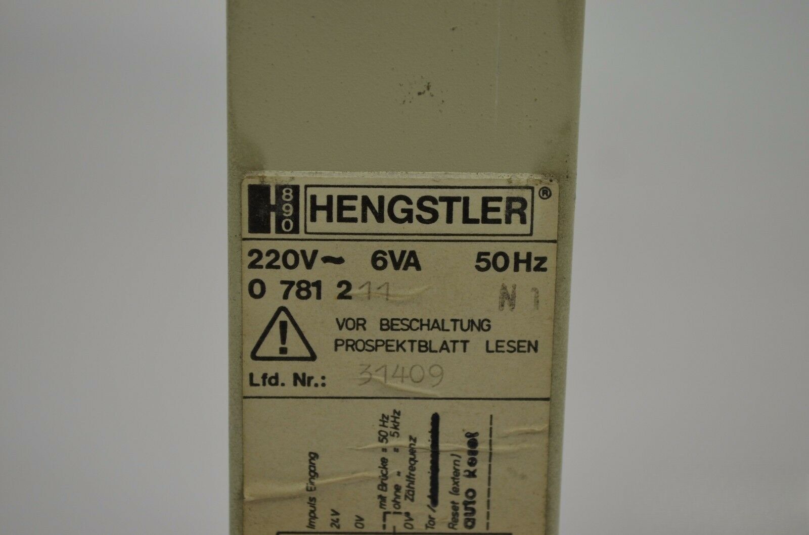 Hengstler 31409