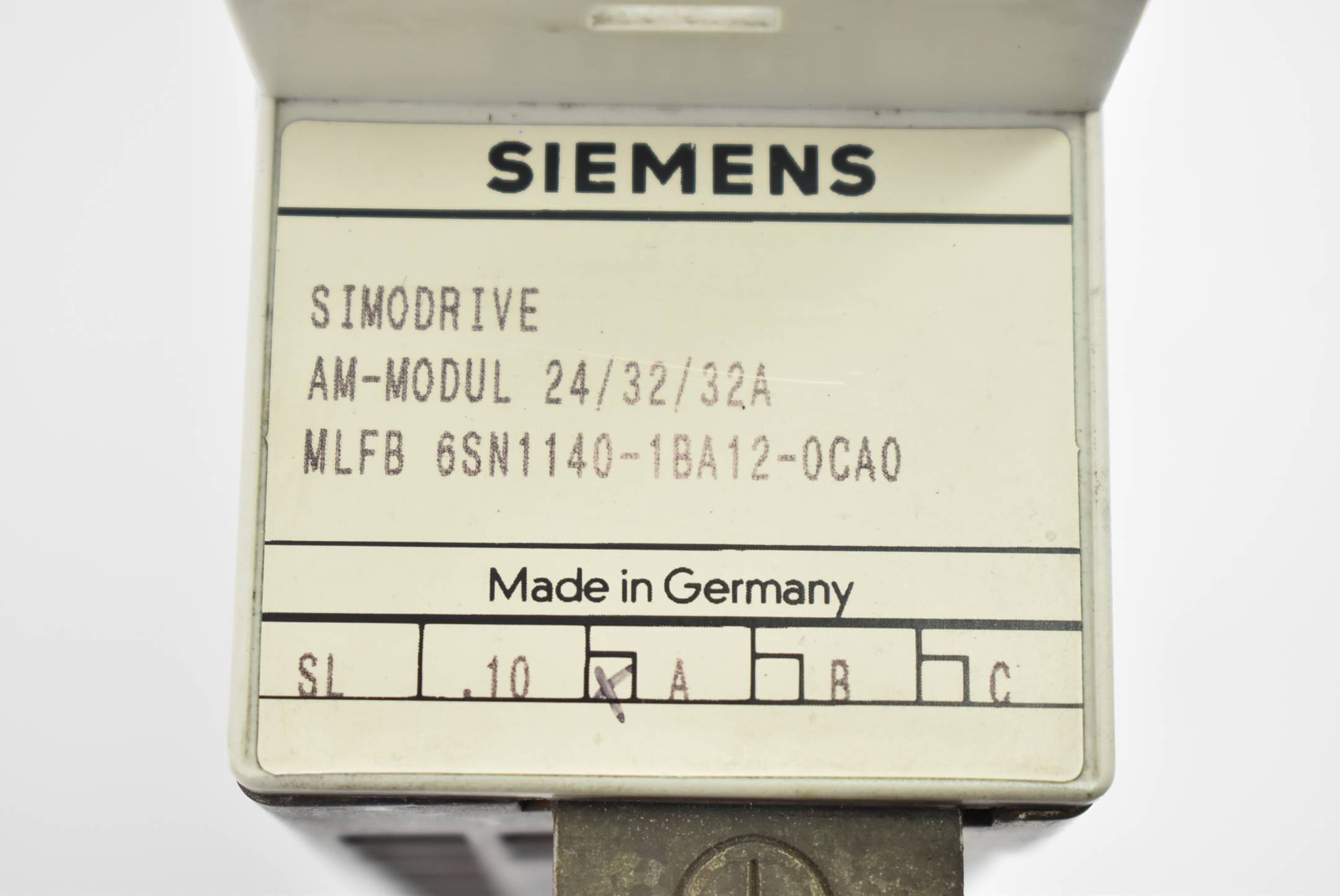 Siemens simodrive AM-Modul 24/32/32A 6SN1140-1BA12-0CA0 ( 6SN1 140-1BA12-0CA0 )