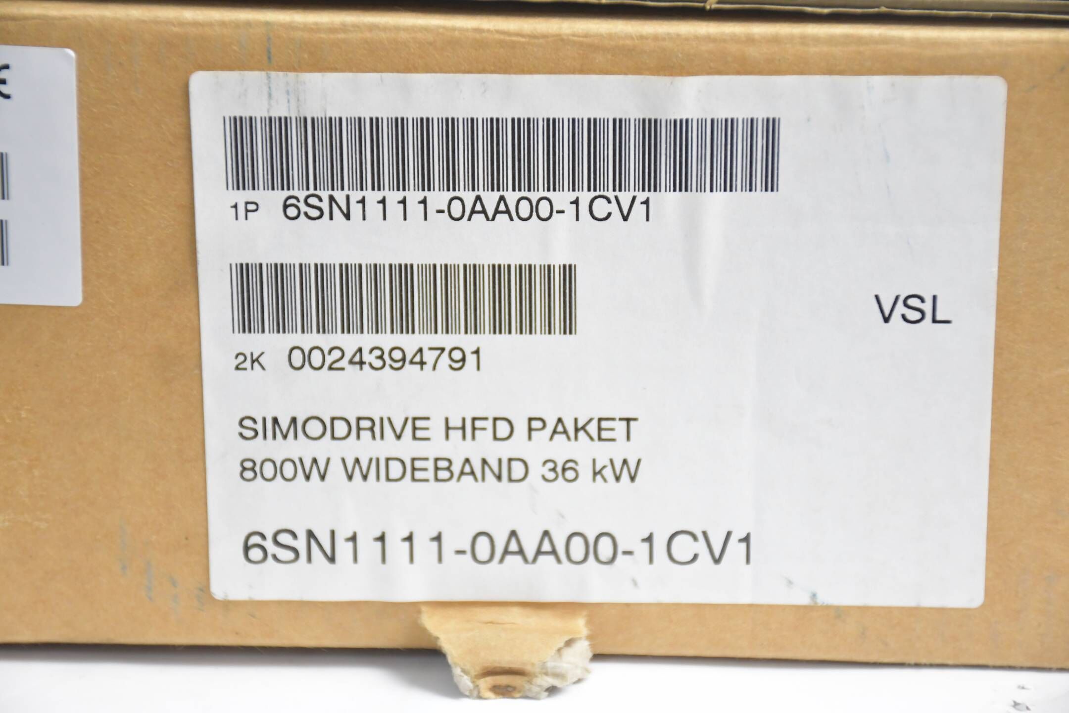 Siemens Sinamics HFD Wideband Kit 6SN1111-0AA00-1CV1 ( 6SL3100-1BE21-3AA0 )