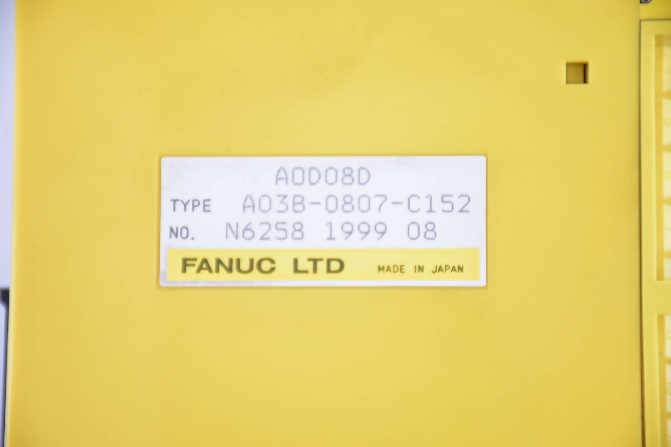 Fanuc LTD. Ausgangsmodul MDL AOD08D 8PT DC A03B-0807-C152
