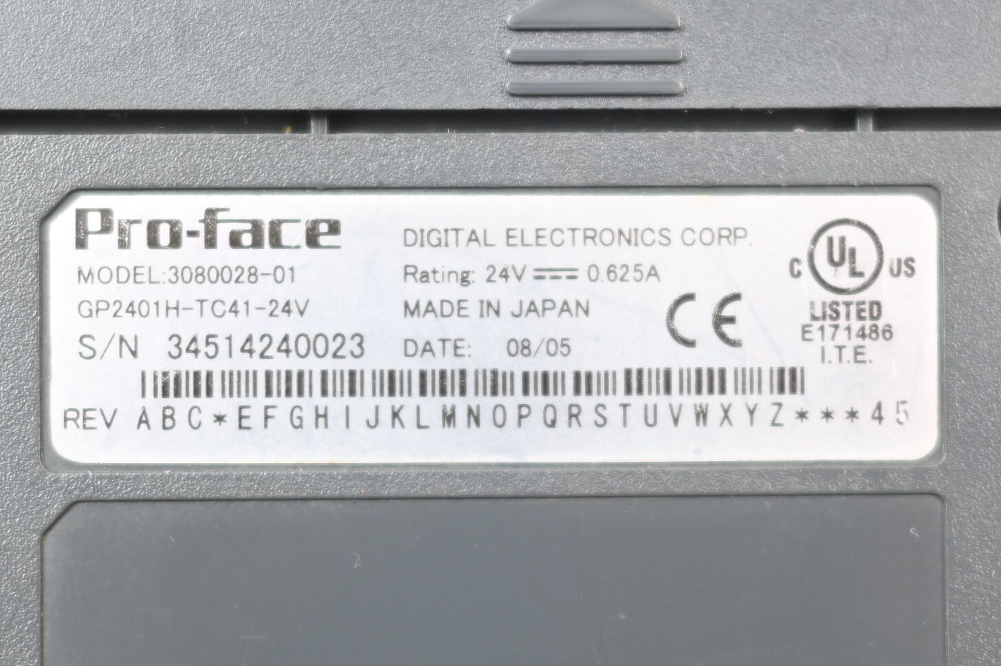 Pro-face Bedienfeld 3080028-01 ( GP2401H-TC41-24V )