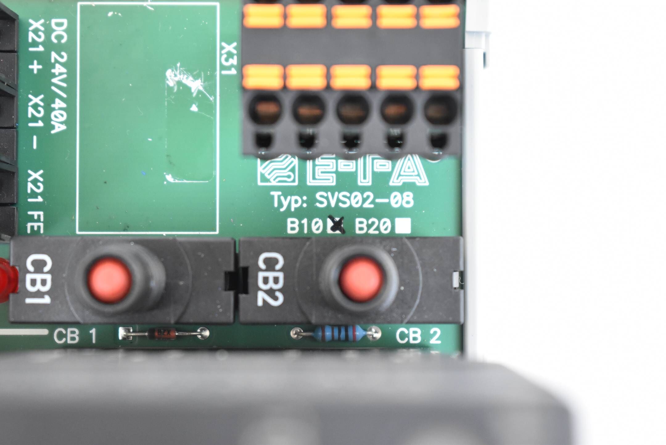 E-T-A ETA Stromverteilungssystem konfiguriert SVS02-08 inkl. ESX10, SB-S11