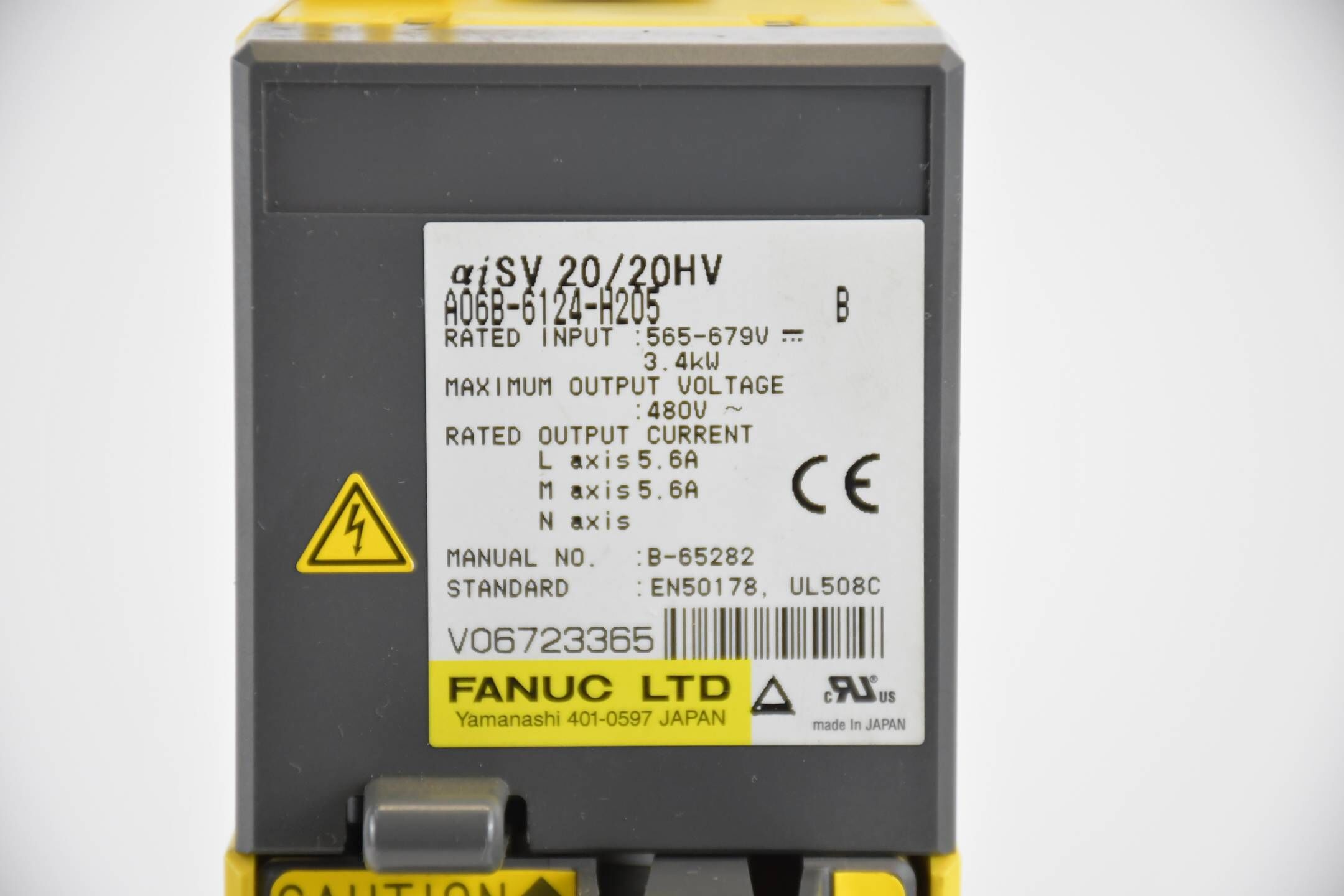 Fanuc LTD. 2-Achsen αi Servo Modul MDL SVM2-20/20HVi A06B-6124-H205 Ver B