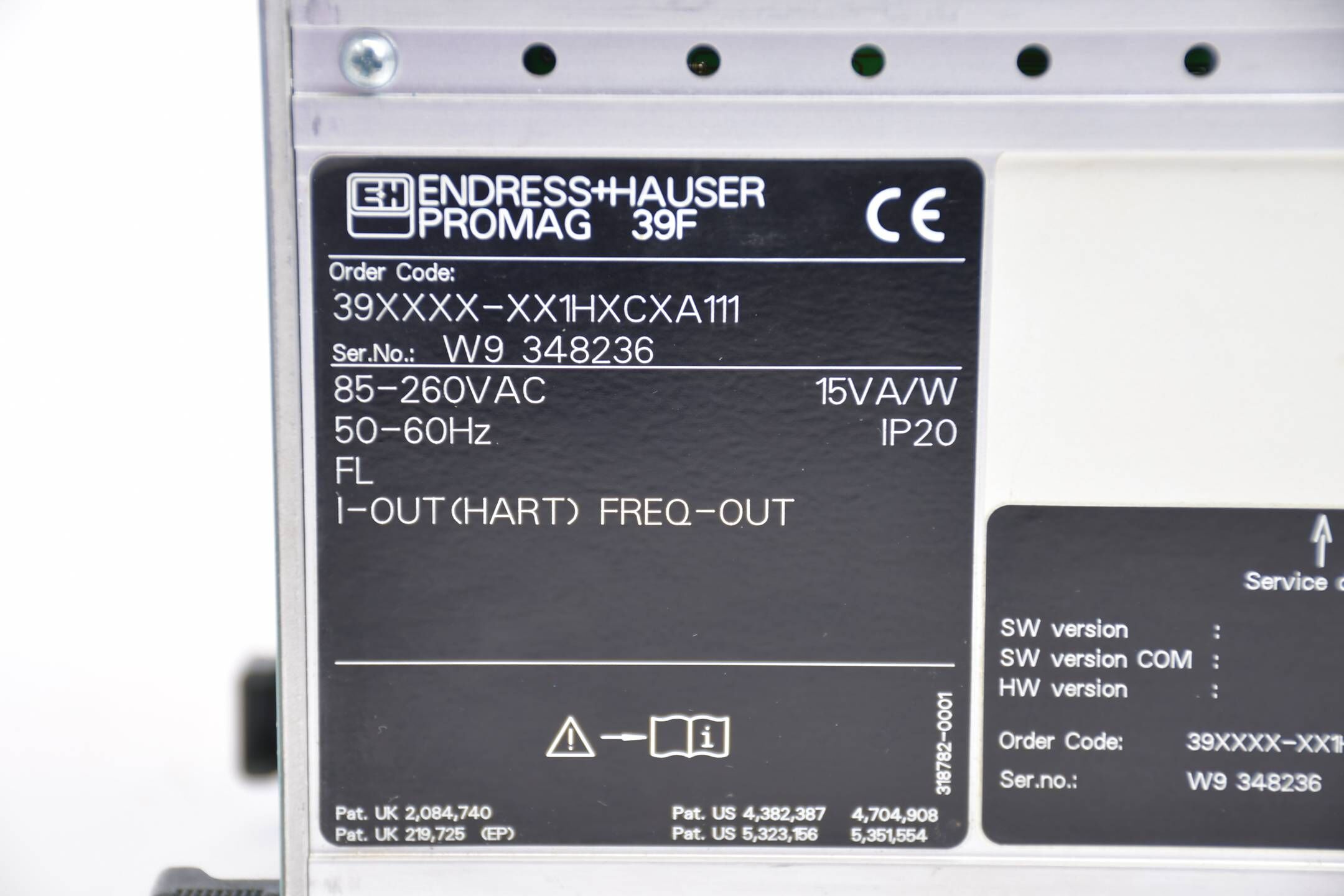 Endress + Hauser E+H Messumformer Promag 39 F ( 39XXXX-XX1HXCXA111 )