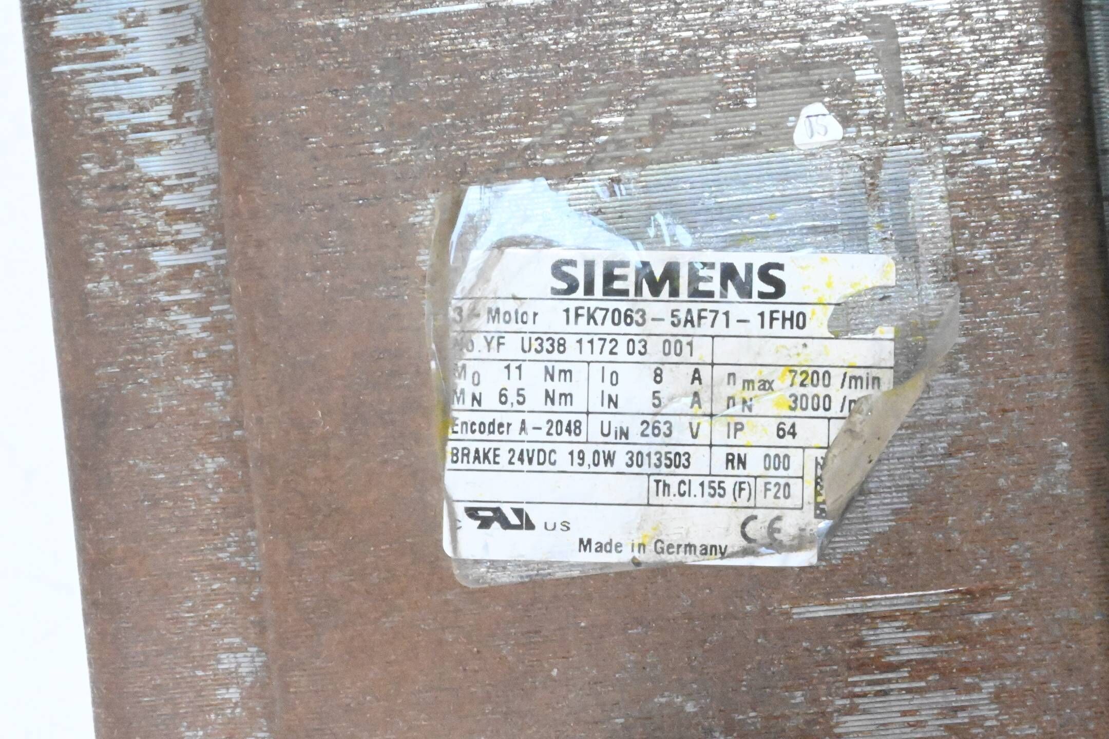 Siemens Simotics S 1FK7063-5AF71-1FH0 inkl. Getriebe VDH 080-MX1-16-051-0C1