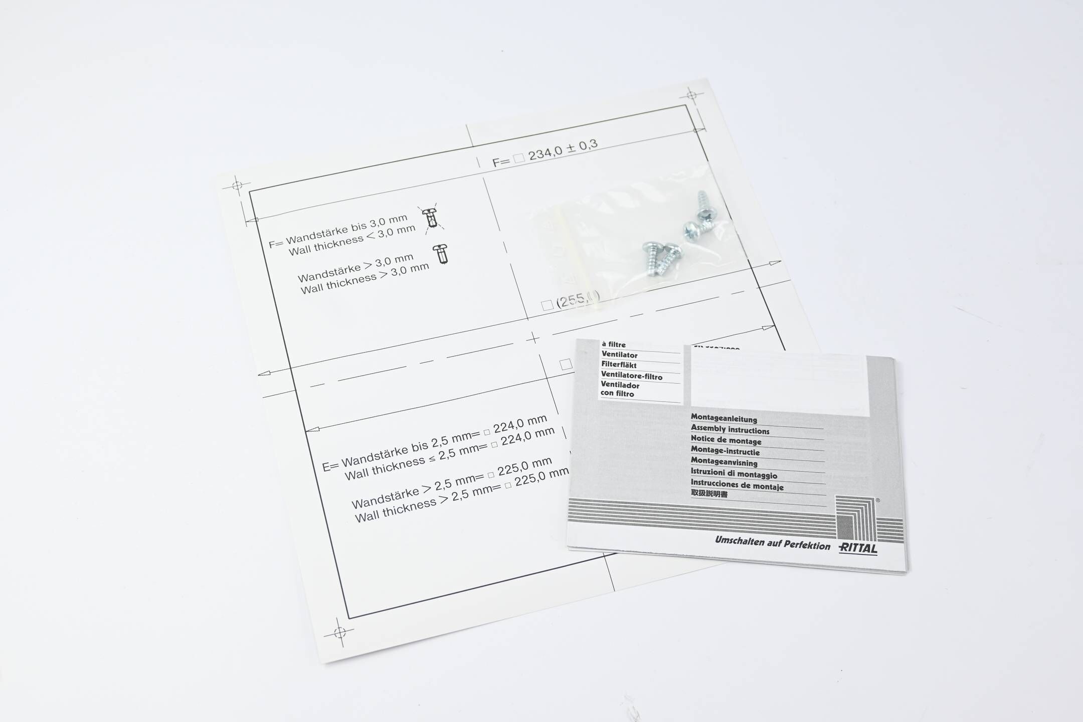 Rittal Schaltschrank-Filterlüfter SK3324 107 ( SK3324107 )