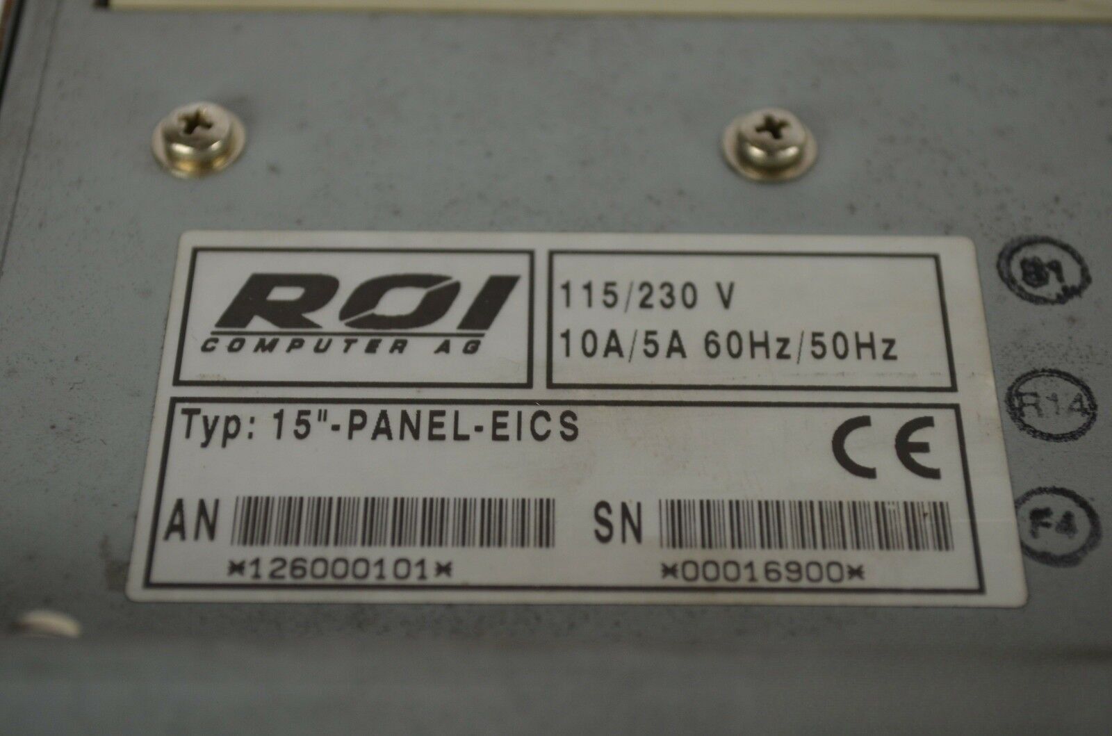 ROI Computer AG 15''-Panel-EICS