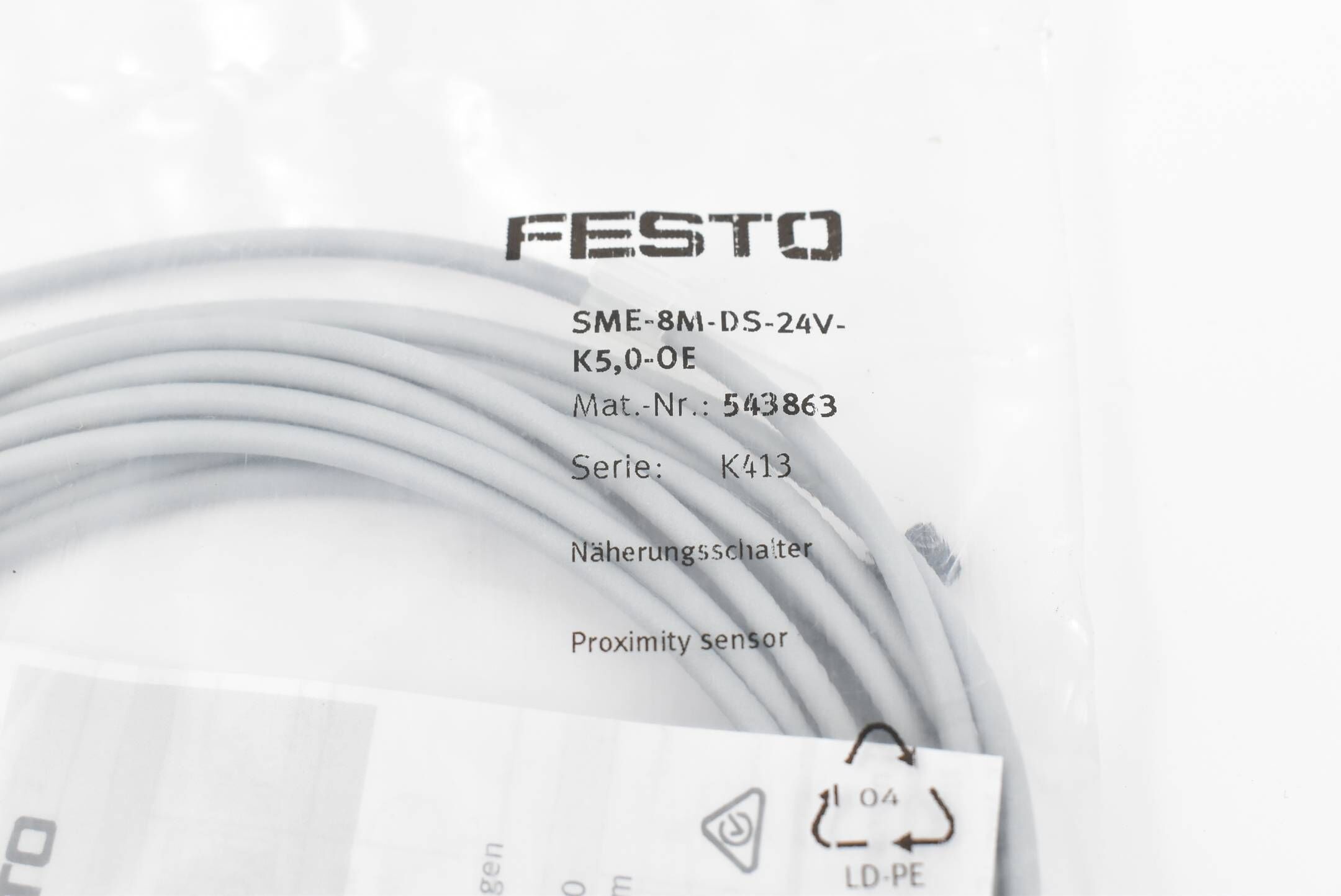 Festo Näherungsschalter SME-8M-DS-24V-K-5,0-OE ( 543863 )