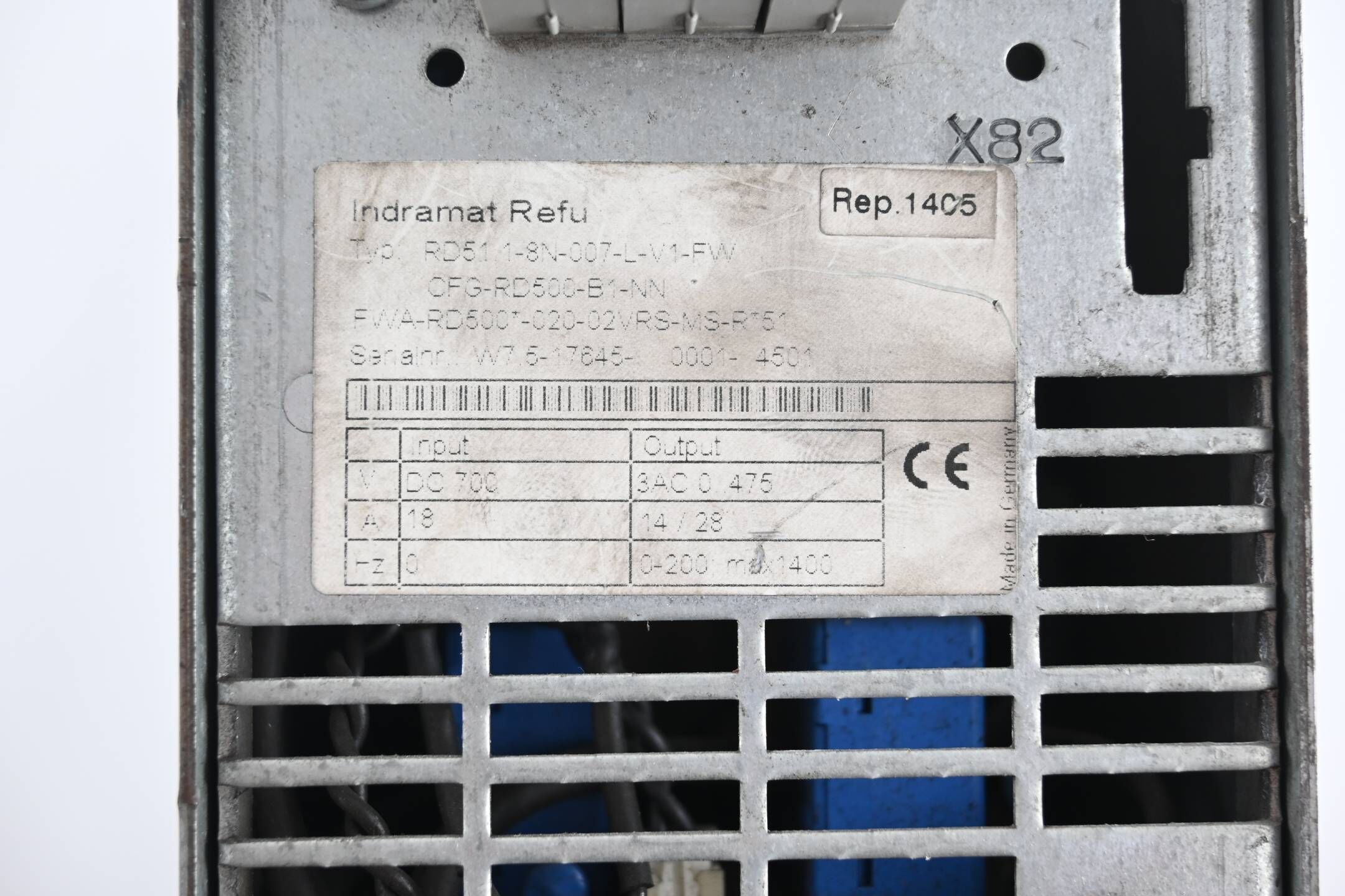 Rexroth Indramat Refu Servodrive RD51.1-8N-007-L-V1-FW CFG-RD500-B1-NN