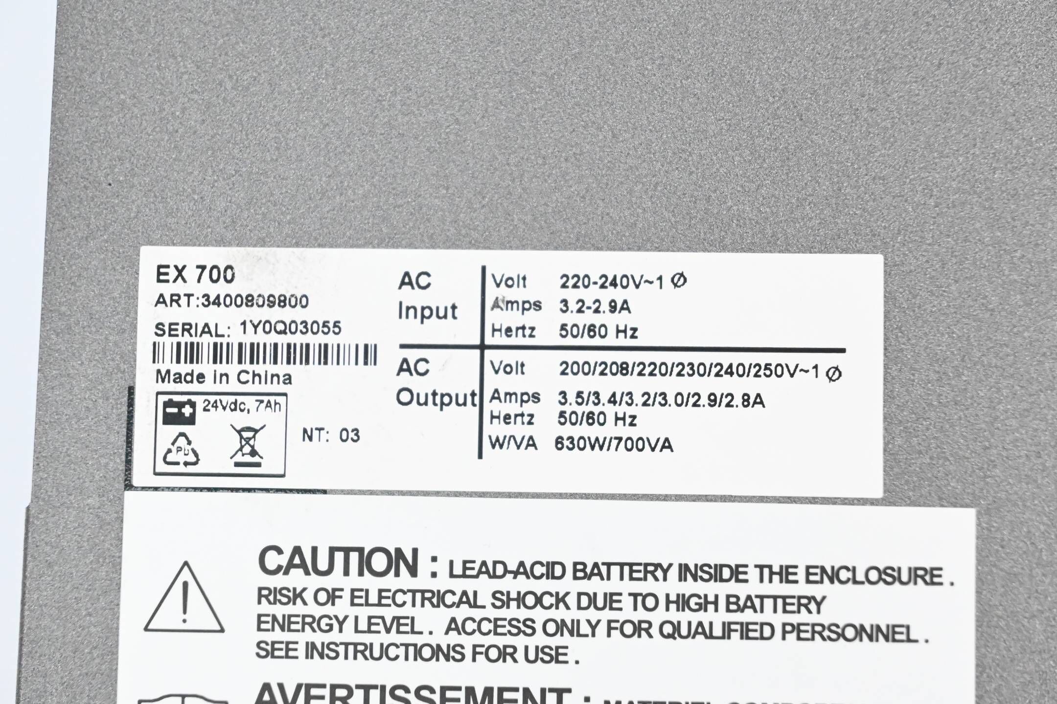 Eaton EX 700 ( 3400809800 )