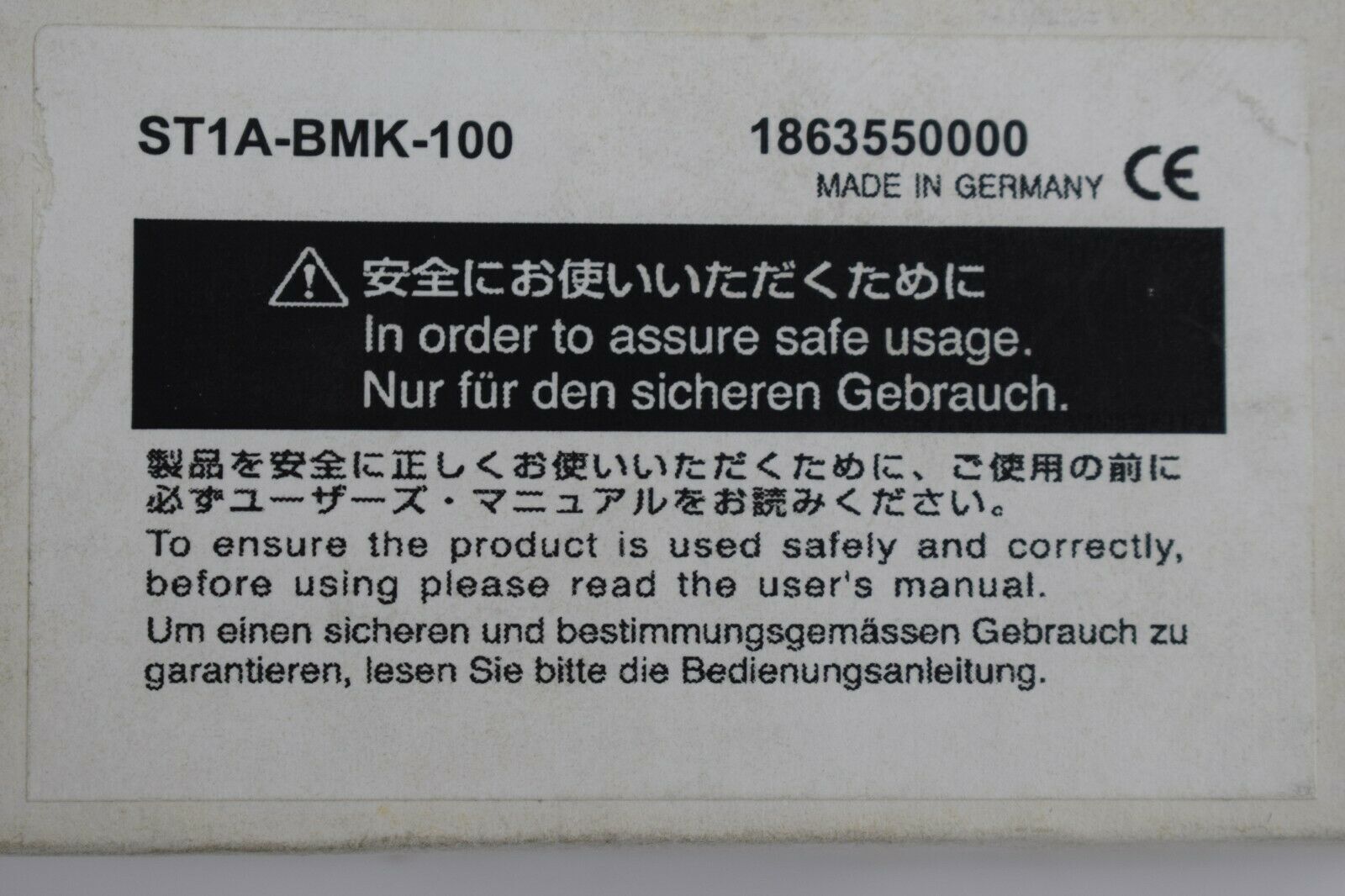 Mitsubishi ST1A-BMK-100  1863550000 (10 Stk.)