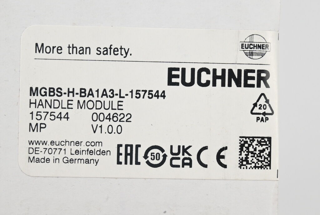Euchner Griffmodul MGBS-H-BA1A3-L-157544 ( V1.0.0 )