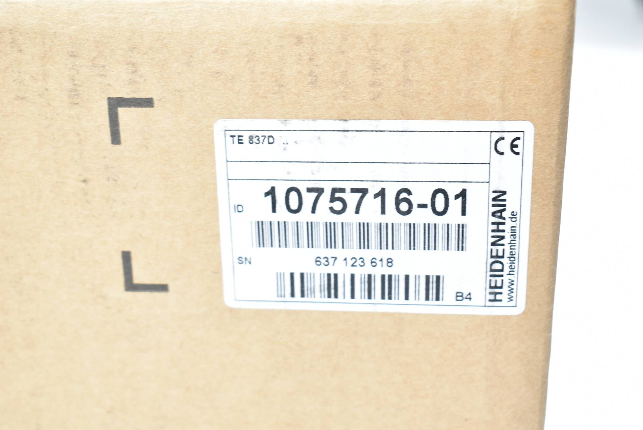 Heidenhain Tastatureinheit TE 837D ( 1075716-01 ) Ver. B4