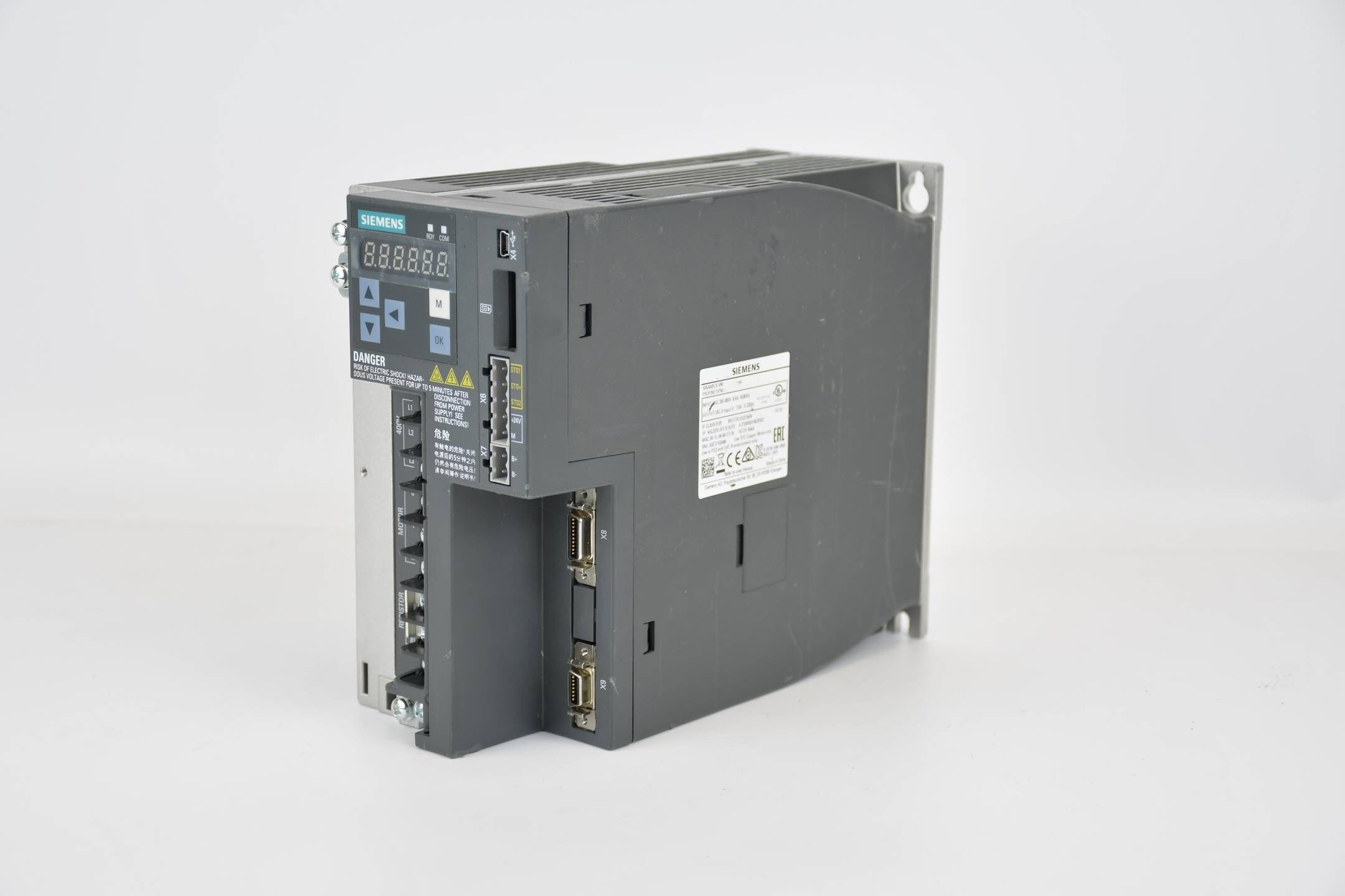 Siemens sinamics V90 Profinet 6SL3210-5FE12-0UF0 ( 6SL3 210-5FE12-0UF0 ) E2