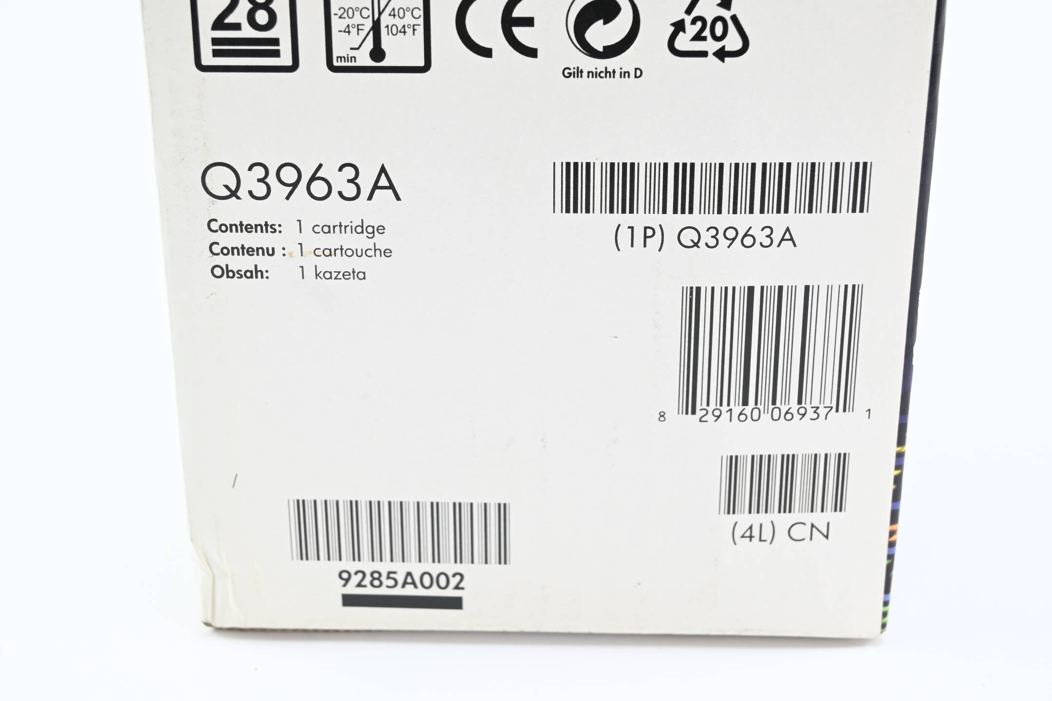 HP Laserjet Druckpatrone Magenta 122A Q3963A ( Q3963-00904 )