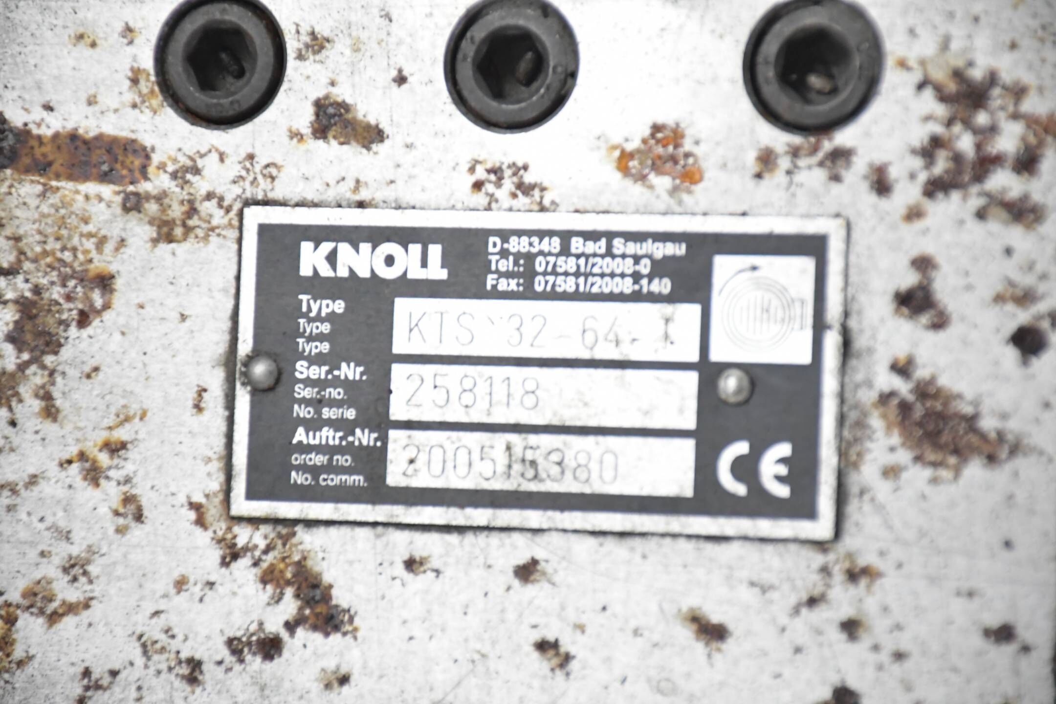 Knoll Maschinenbau Schraubenspindelpumpe KTS 32-64-T ( 200515380 )