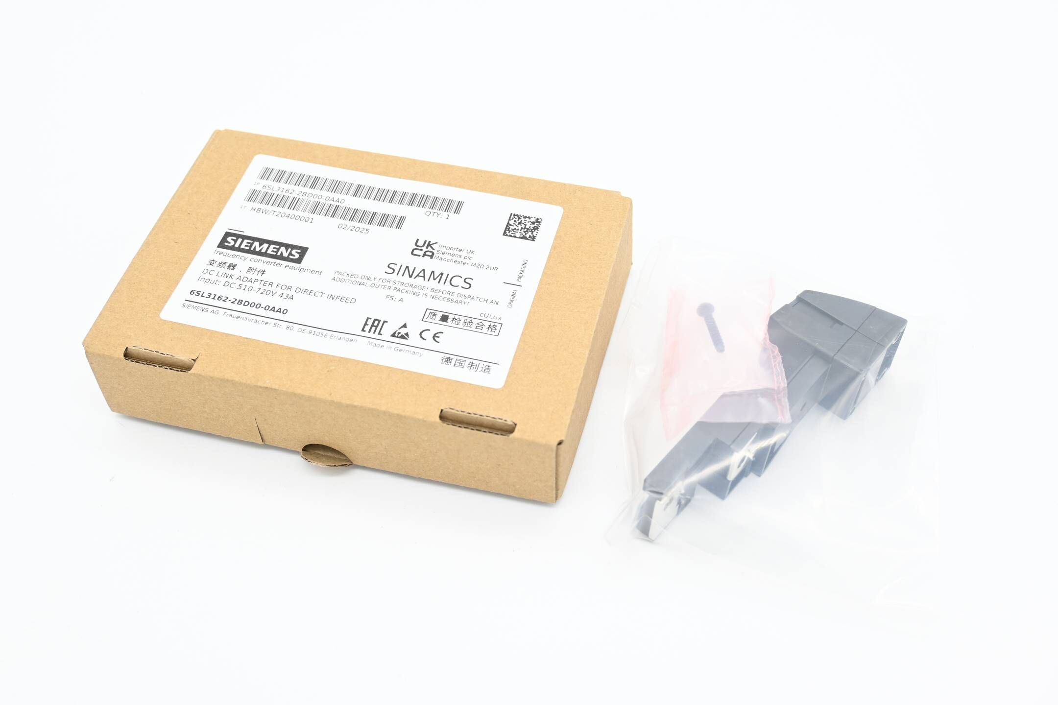 Siemens Sinamics 6SL3162-2BD00-0AA0 ( 6SL3 162-2BD00-0AA0 )