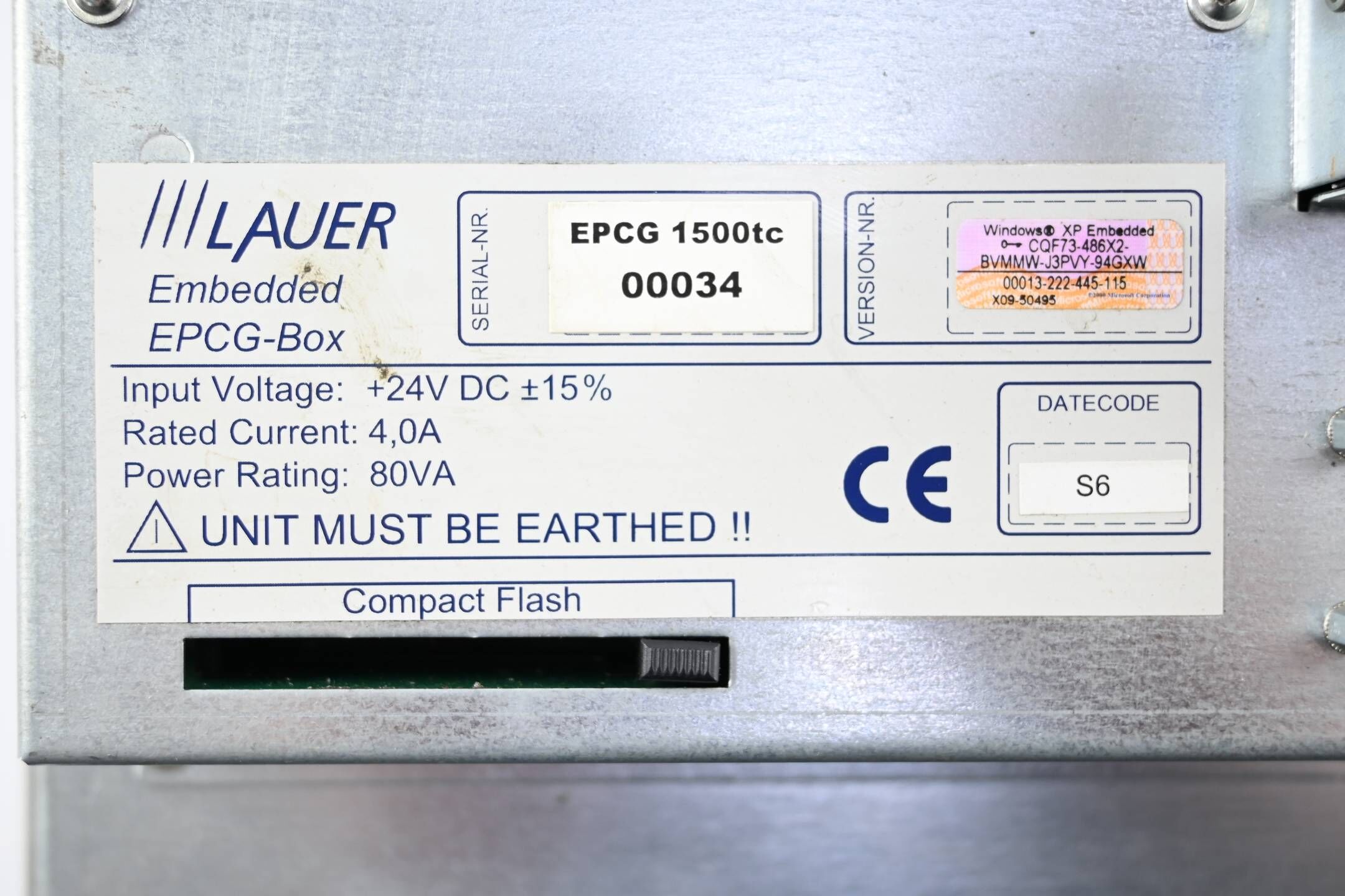 Lauer Panel PC EPCG 1500tc