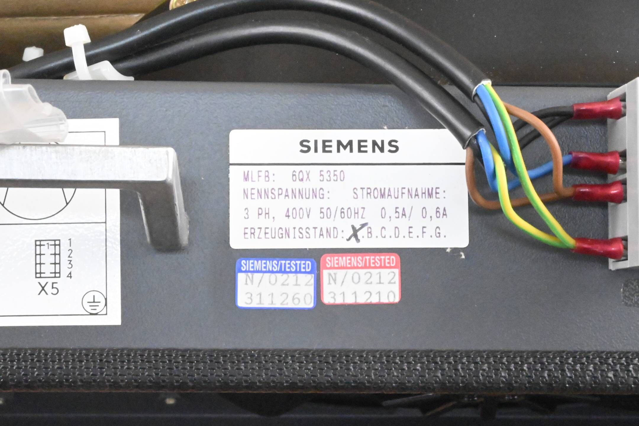 Siemens Lüfter 6QX5350