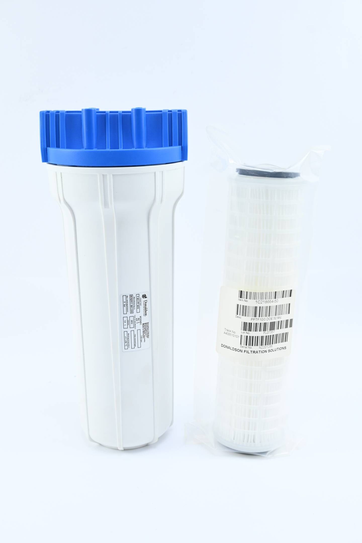 Donaldson Ultrafilter Filtergehäuse P-KG-PP 0072 inkl. Filter PPTV 10/3 DOE 50µm