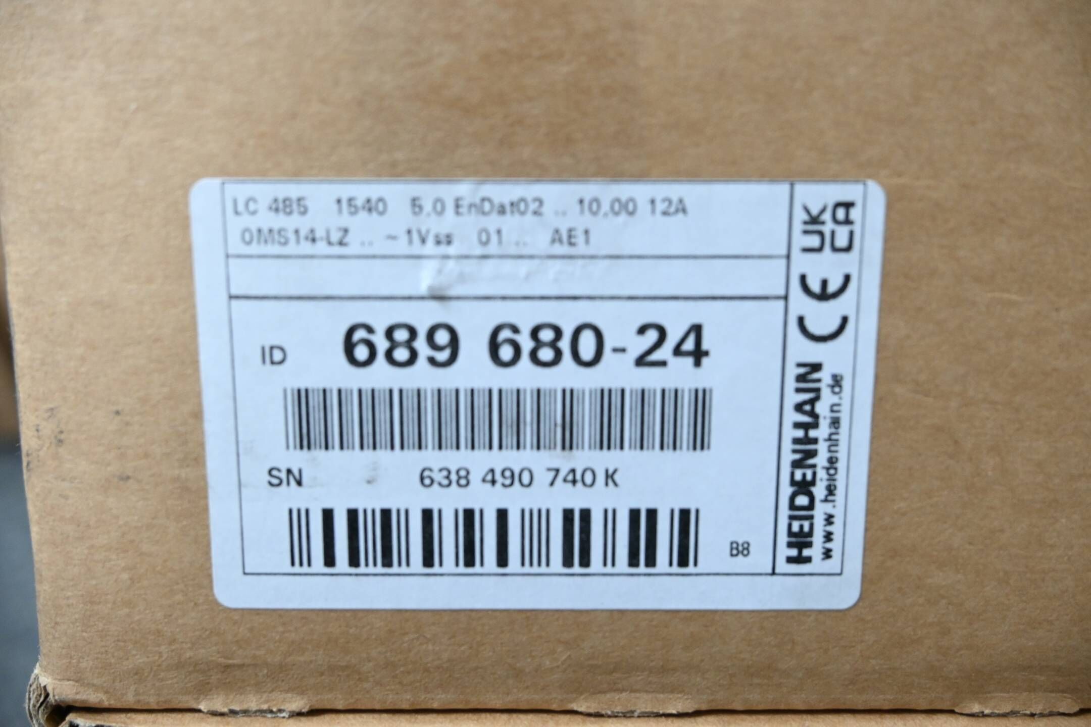 Heidenhain Absolutes gekapseltes Längenmessgerät LC485 ( 689680-24 ) Ver. B8