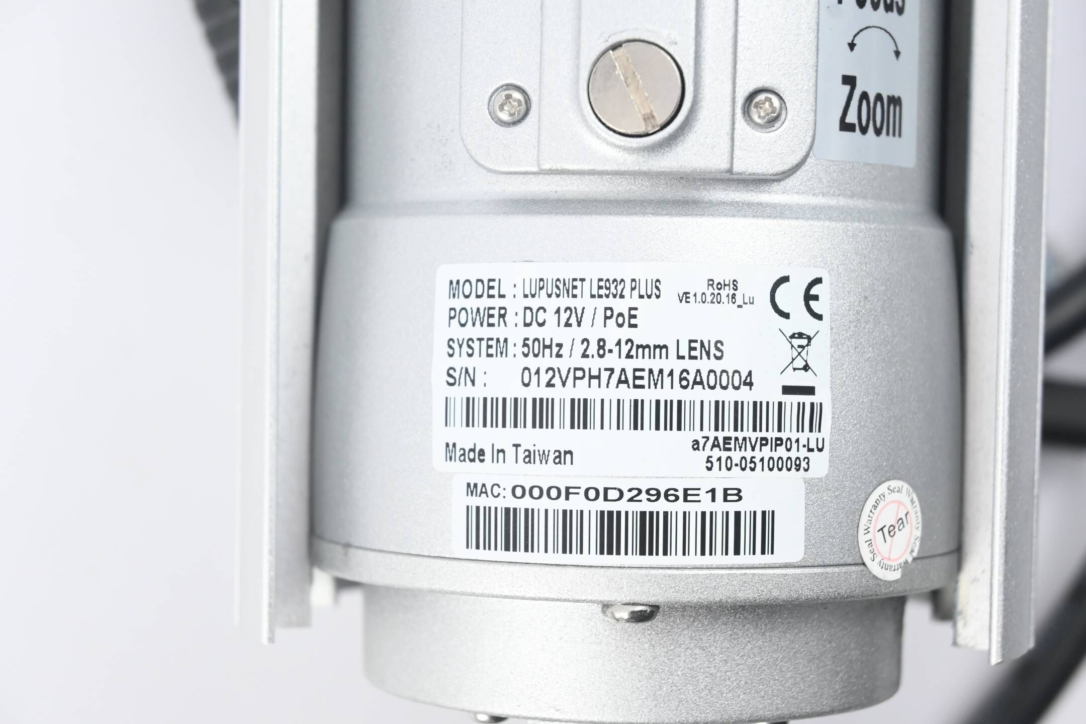 Lupus Electronic Lupusnet HD Sicherheitskamera LUPUSNET/LE932 PLUS