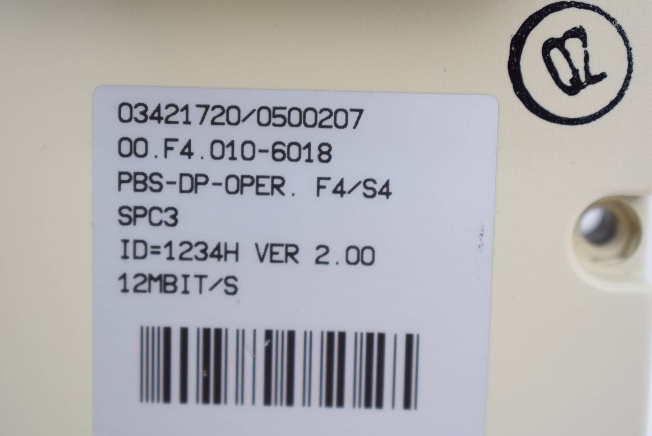 KEB Combivert Profibus DP Operator 00.F4.010-6018 ( 00F4010-6018 )