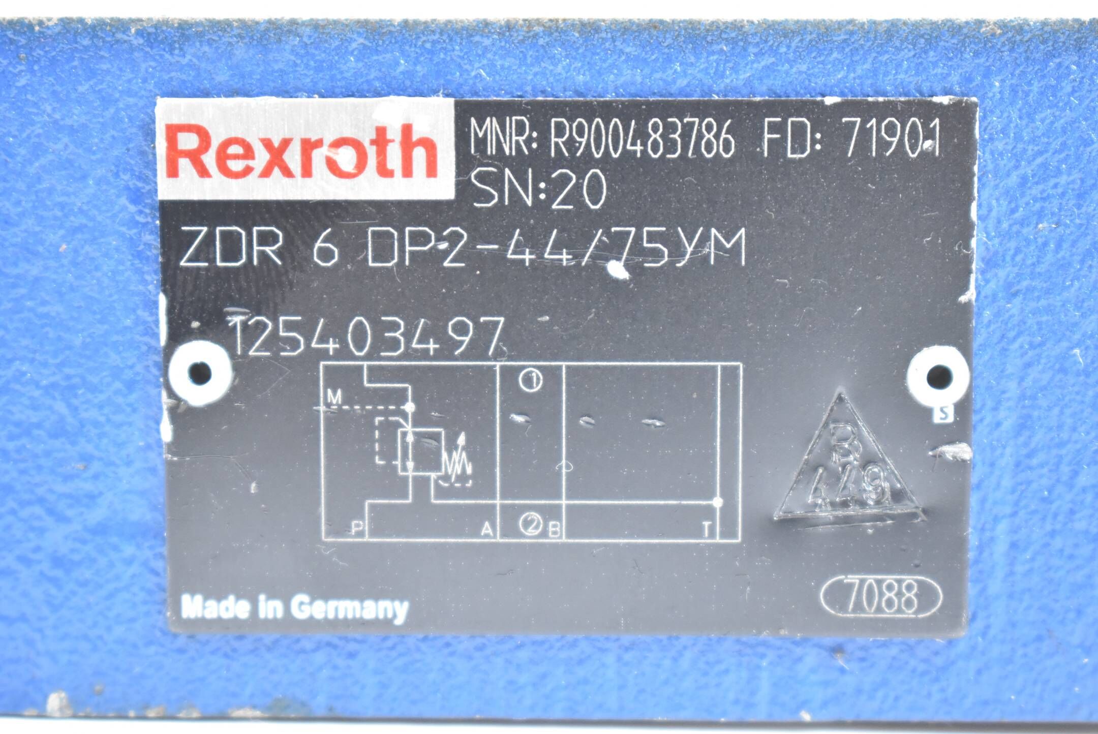 Rexroth Druckreduzierventil-Z ZDR6DP2-43/75YM ( R900483786 )