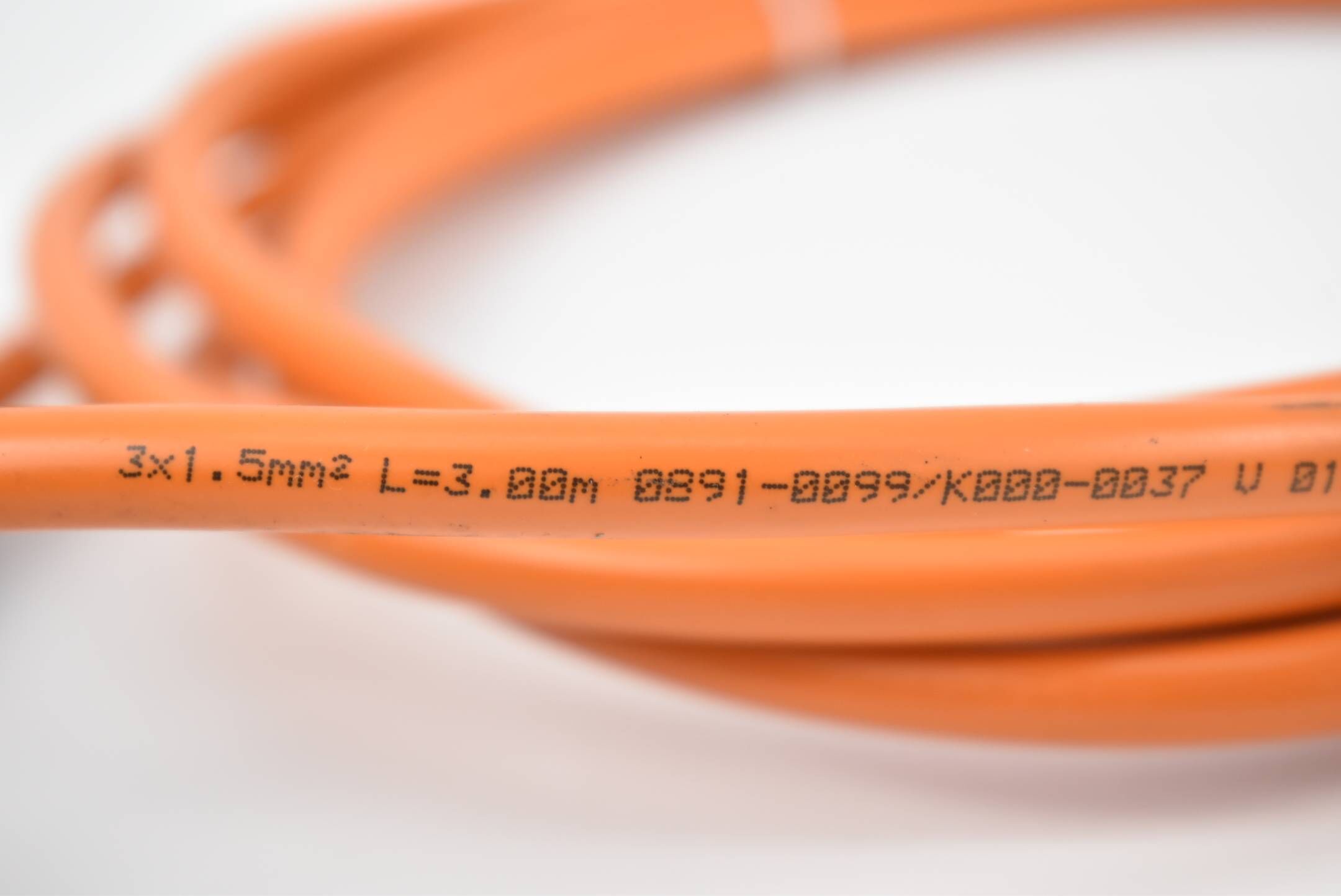 Wago Anschlussleitung 0891-0099/K000-0037 ( 3x1,5mm² ) 3m