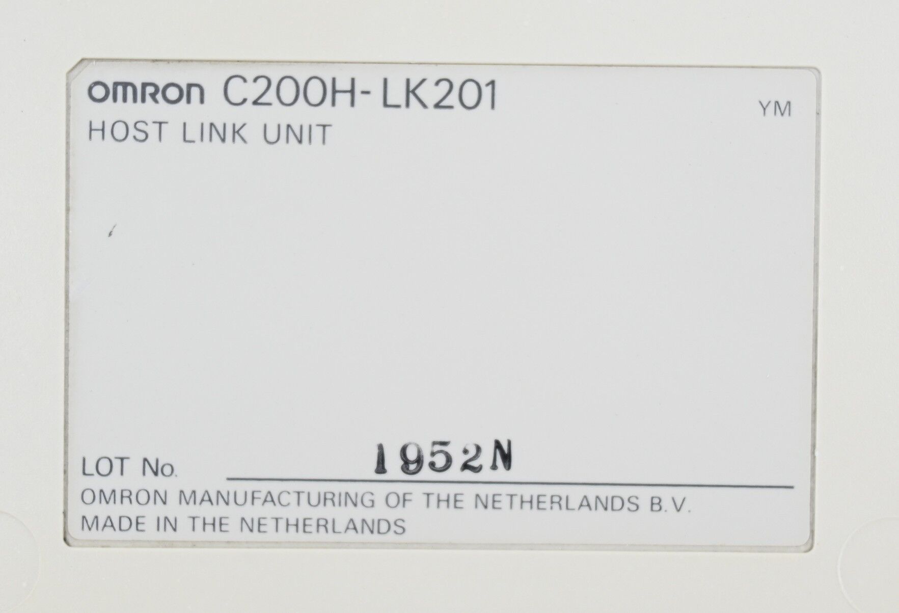 Omron Host Link Unit C200H-LK201