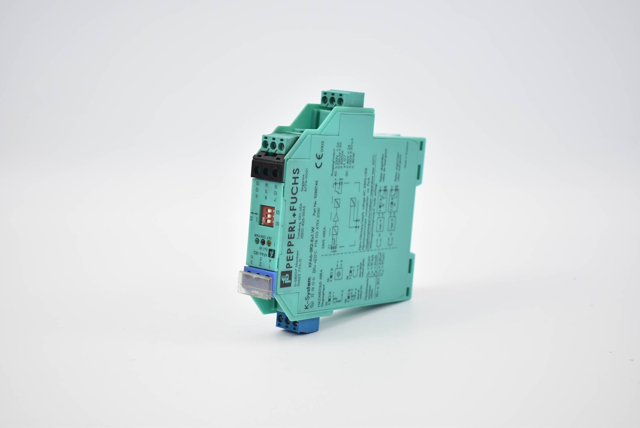 Pepperl+Fuchs K-System Trennschaltverstärker KFA6-SR2-Ex1.W ( 103374S )