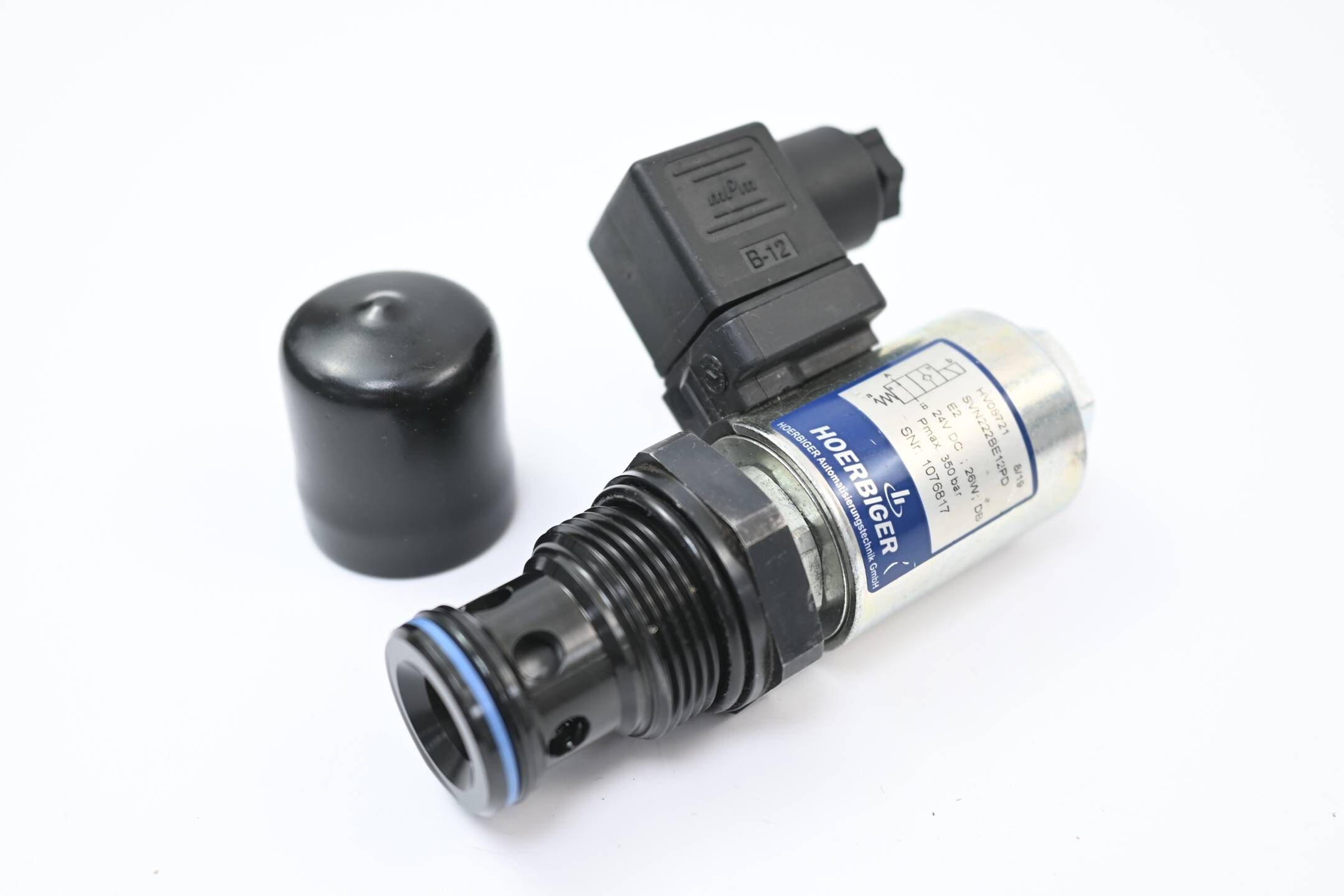 Hoerbiger 2/2-Wege-Ventil HV08721 ( SVN222BE12PD ) 24VDC 26W 350bar