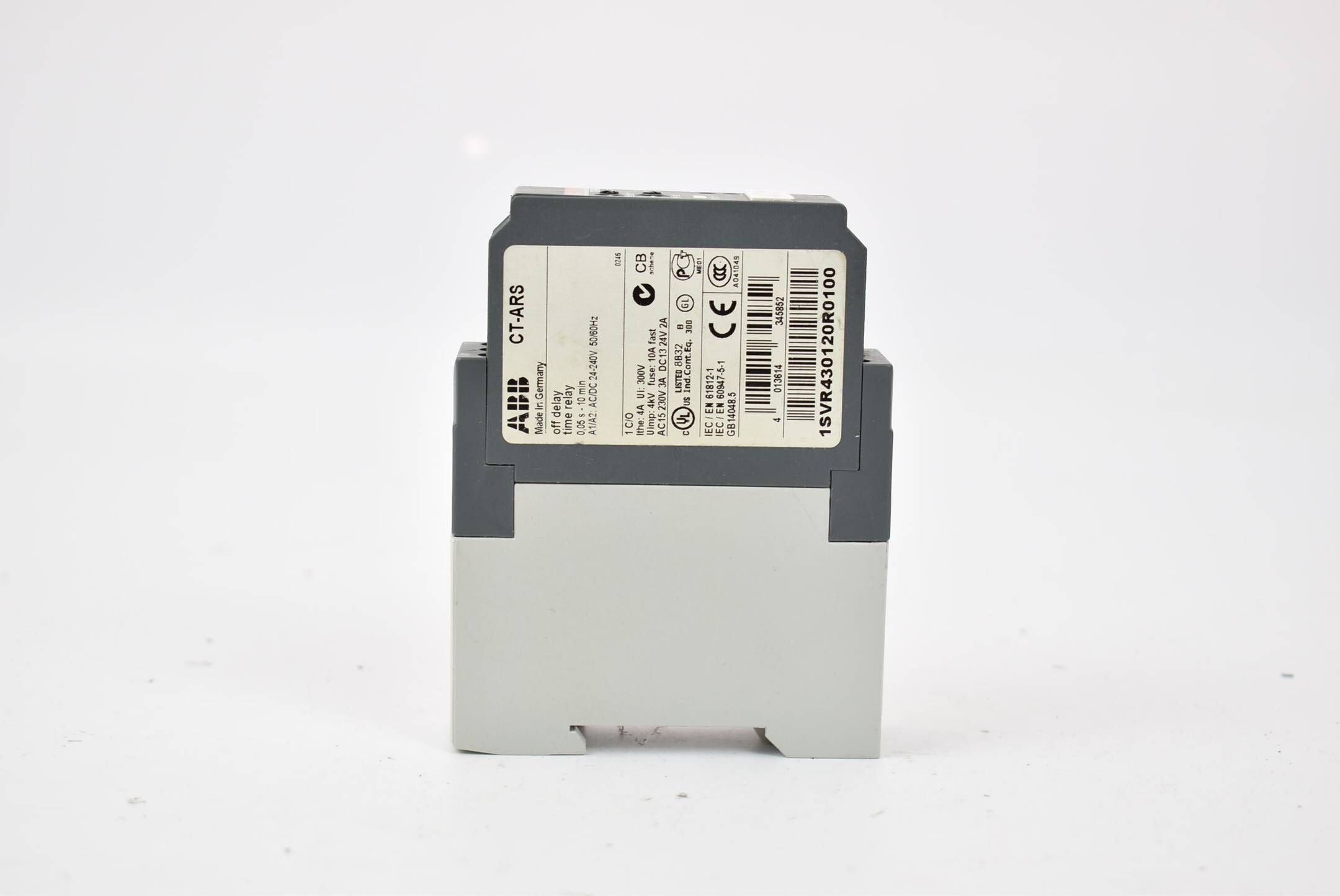 ABB Zeitrelais CT-ARS 0,05s-10min AC/DC 24-240V 50/60Hz 1SVR430120R0100