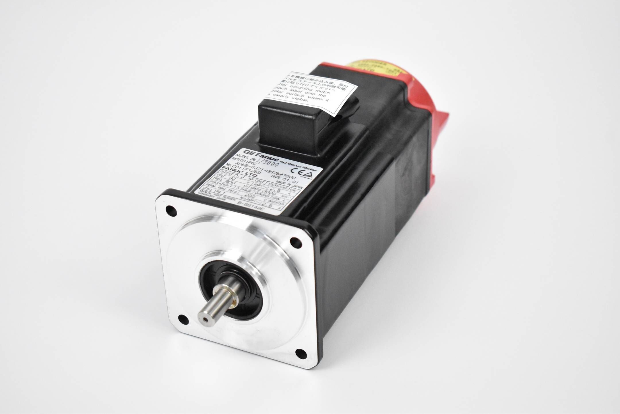 Fanuc AC Servo Motor A06B-0371-B675#7000 ( Alpha 1/3000 ) 
