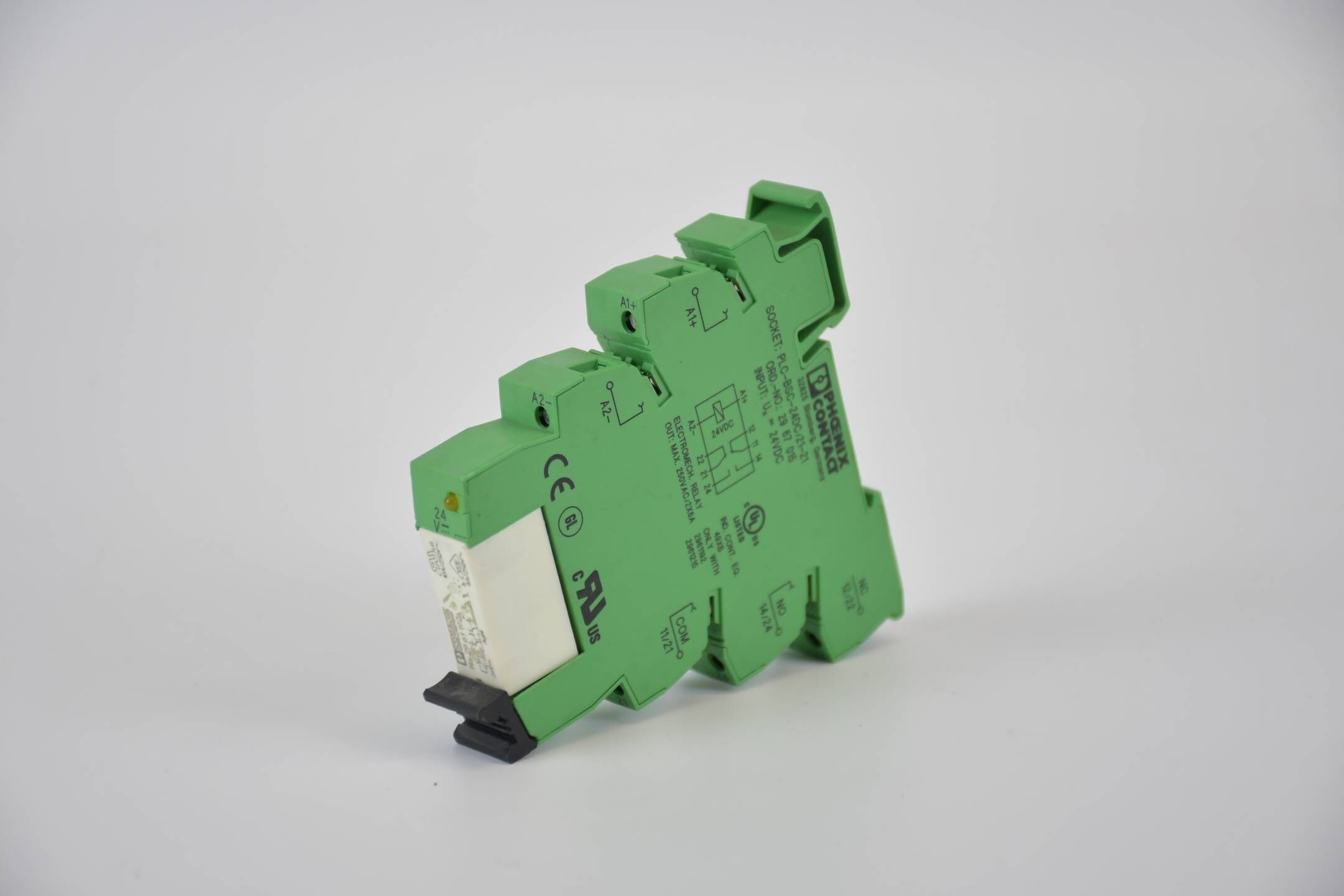 Phoenix Contact Relaissockel PLC-BSC-24DC/21-21 ( 2967015 ) inkl. 2961192 Relais