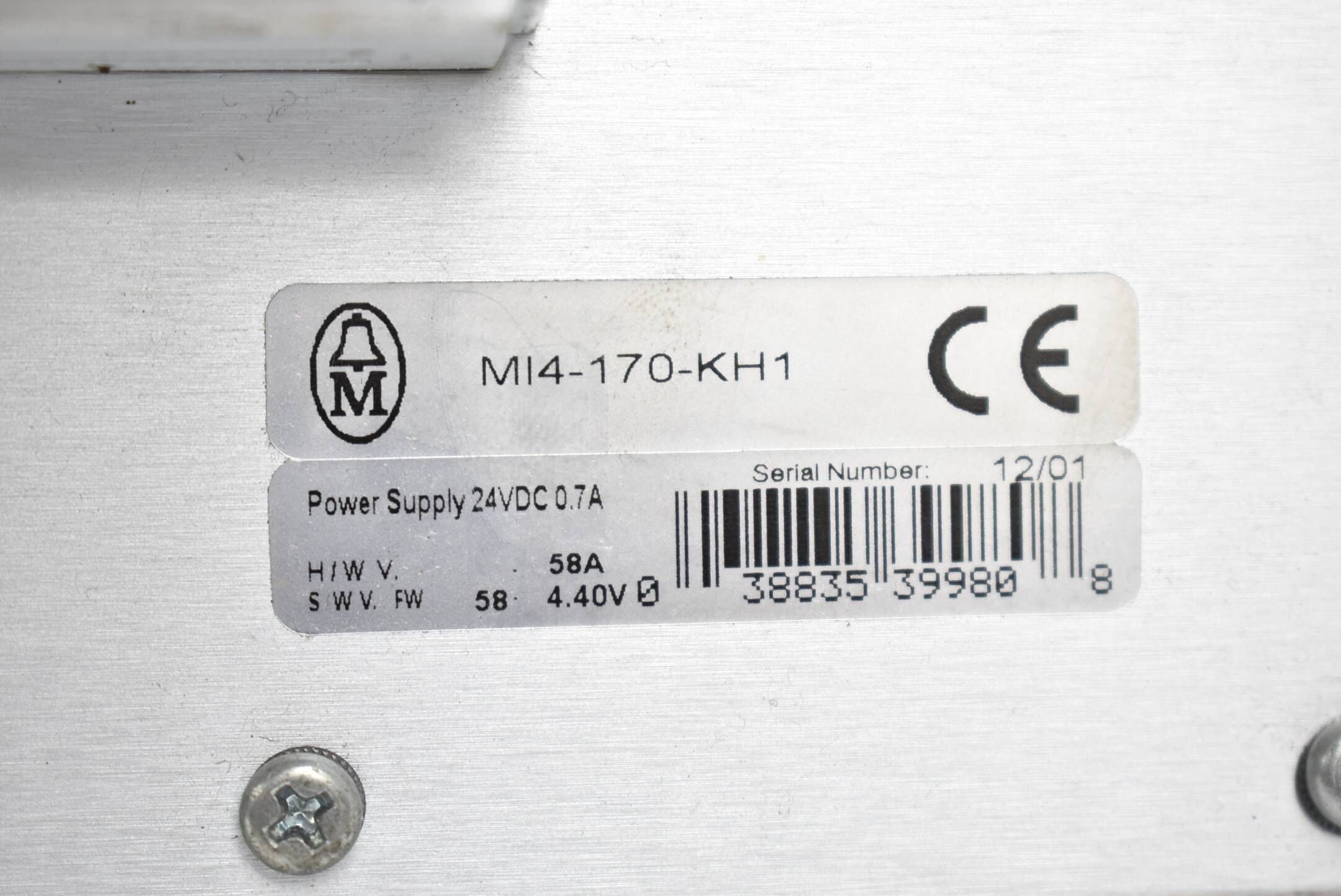 Klöckner Moeller Bedienpanel MI4-170-KH1