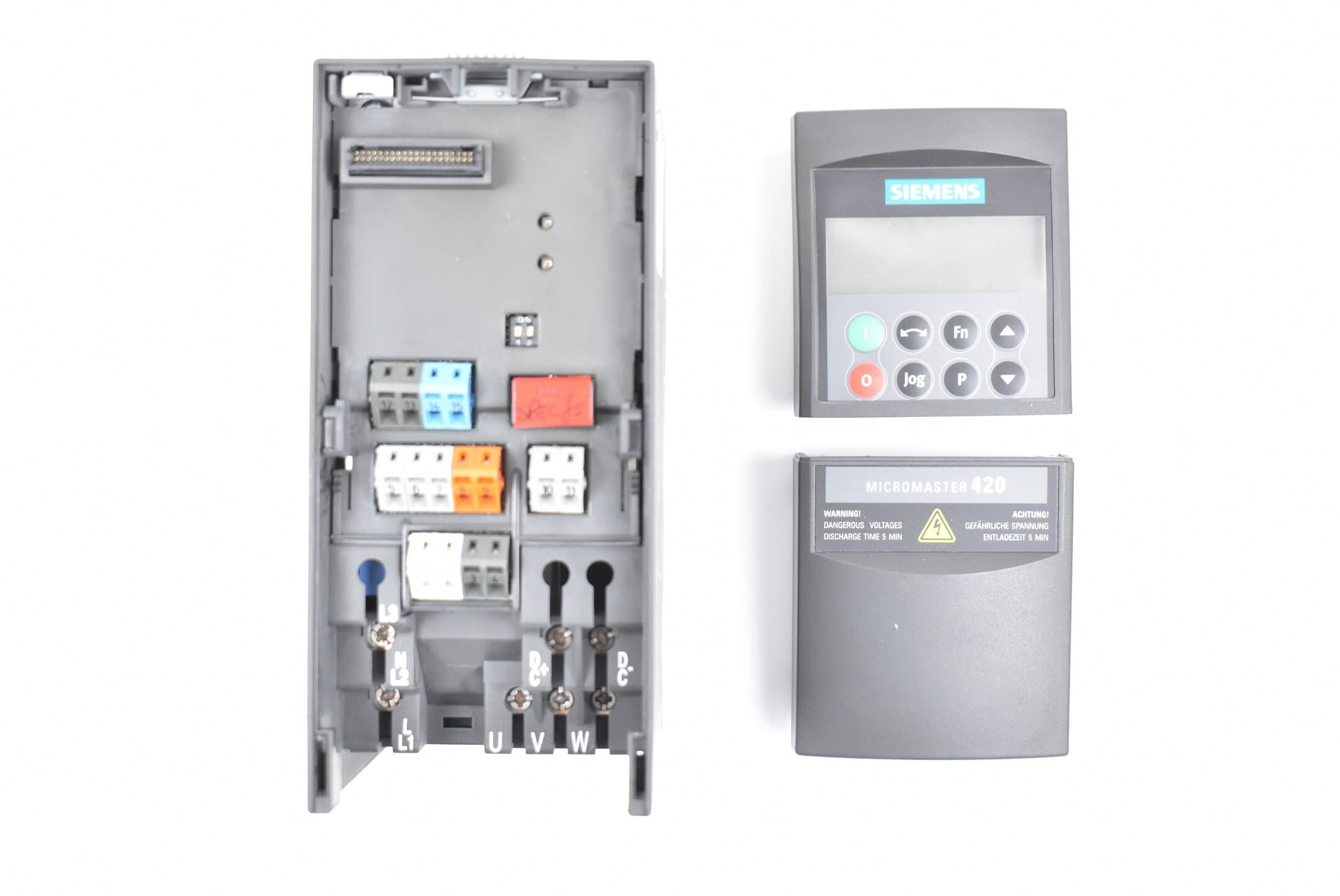 Siemens Micromaster 6SE6420-2AB12-5AA0 + BOP 6SE6400-0BP00-0AA0