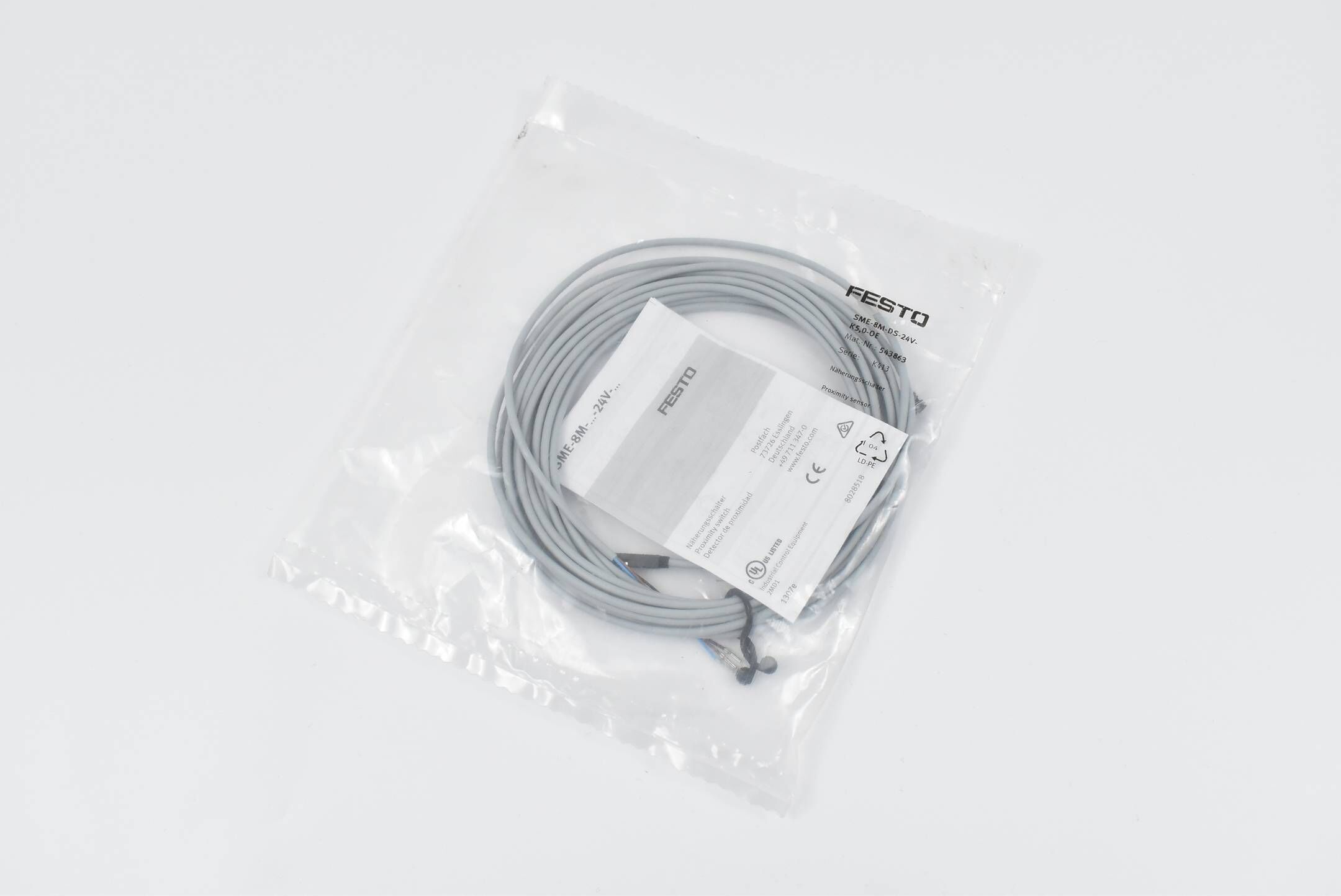 Festo Näherungsschalter SME-8M-DS-24V-K-5,0-OE ( 543863 )