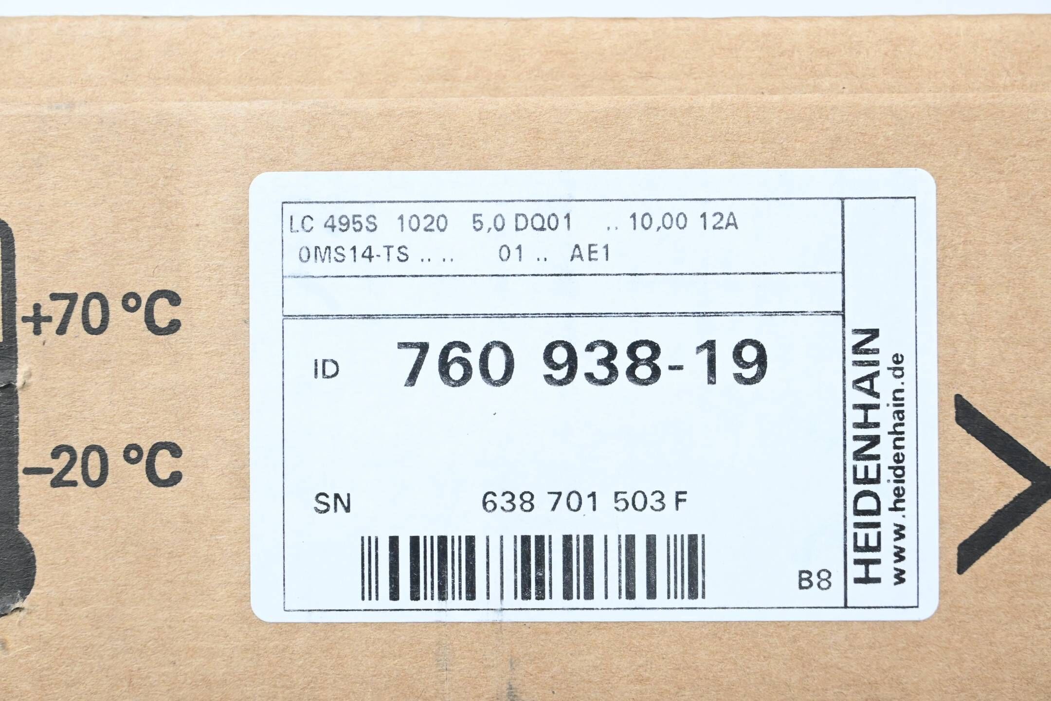 Heidenhain Absolutes gekapseltes Längenmessgerät LC 495S 1020 ( 760938-19 ) B8