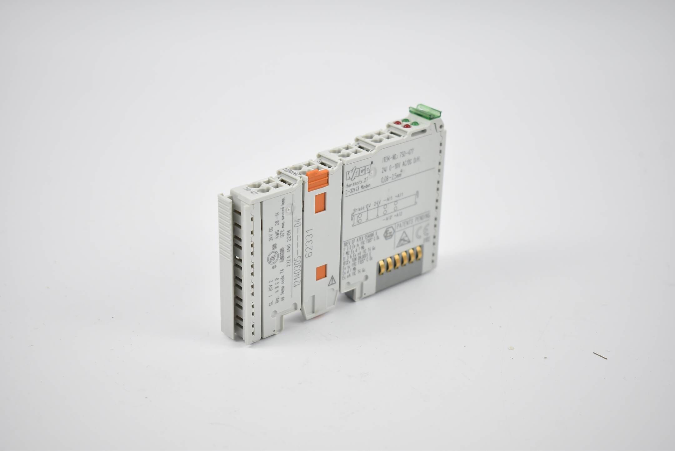 Wago 2-Kanal Analog-Eingang 750-477